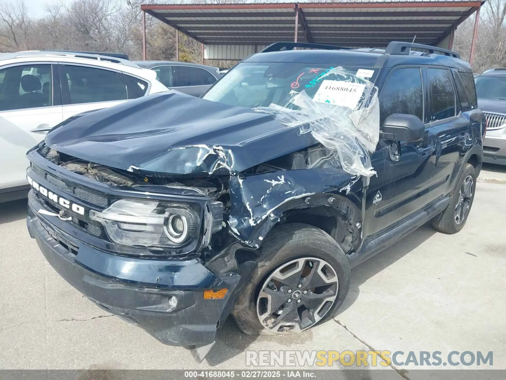 2 fotografías del automóvil dañado 3FMCR9C66NRE30271 FORD BRONCO SPORT 2022