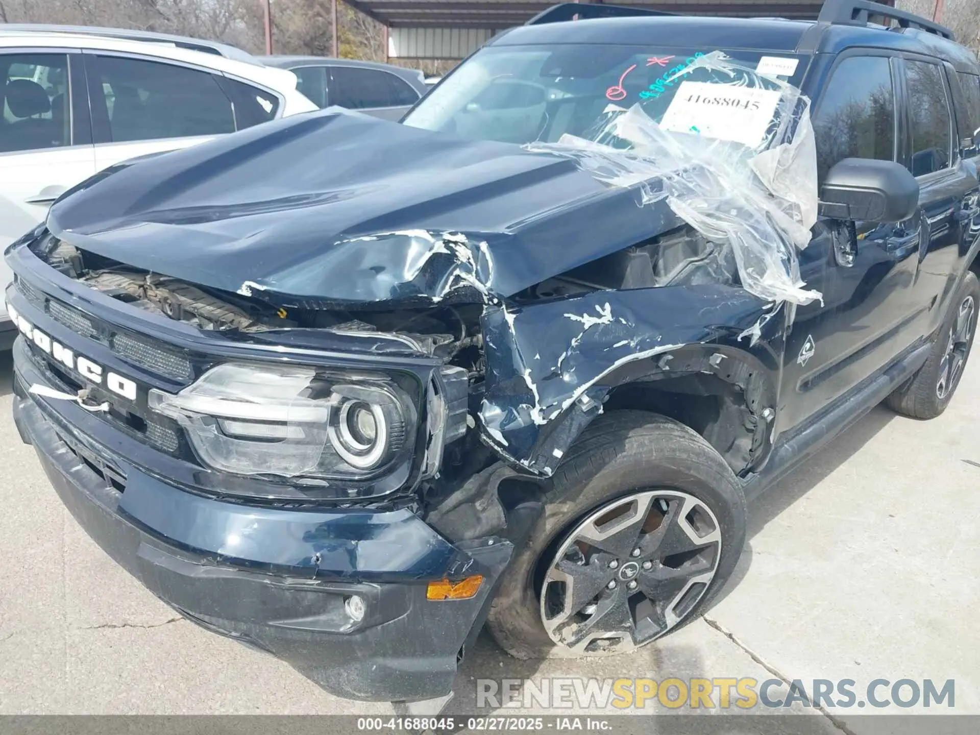 6 fotografías del automóvil dañado 3FMCR9C66NRE30271 FORD BRONCO SPORT 2022