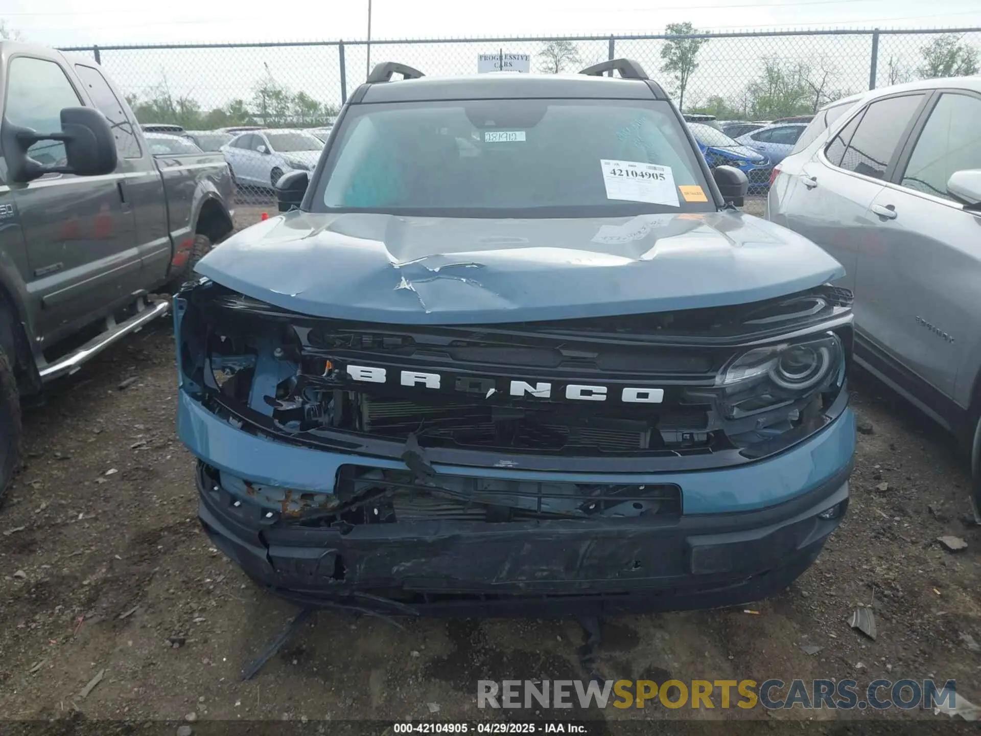 6 fotografías del automóvil dañado 3FMCR9C68NRD47702 FORD BRONCO SPORT 2022