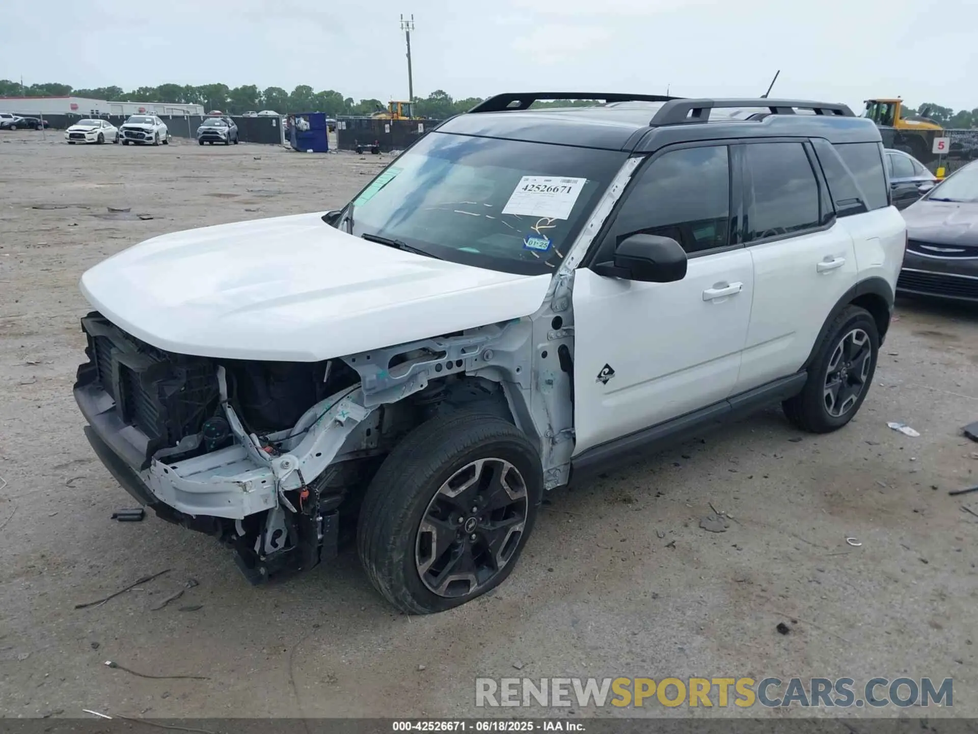 2 fotografías del automóvil dañado 3FMCR9C68NRE13200 FORD BRONCO SPORT 2022