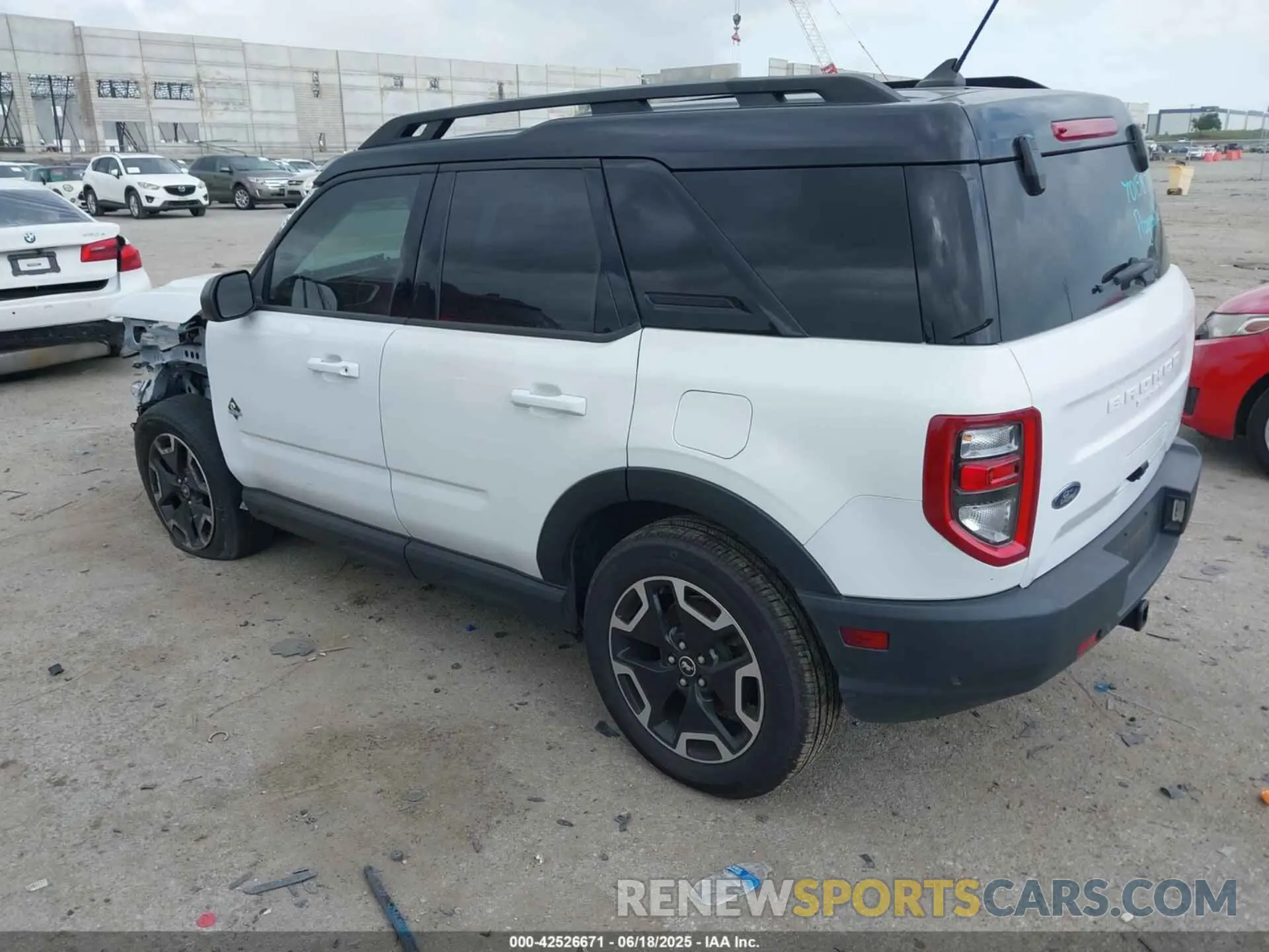 3 fotografías del automóvil dañado 3FMCR9C68NRE13200 FORD BRONCO SPORT 2022