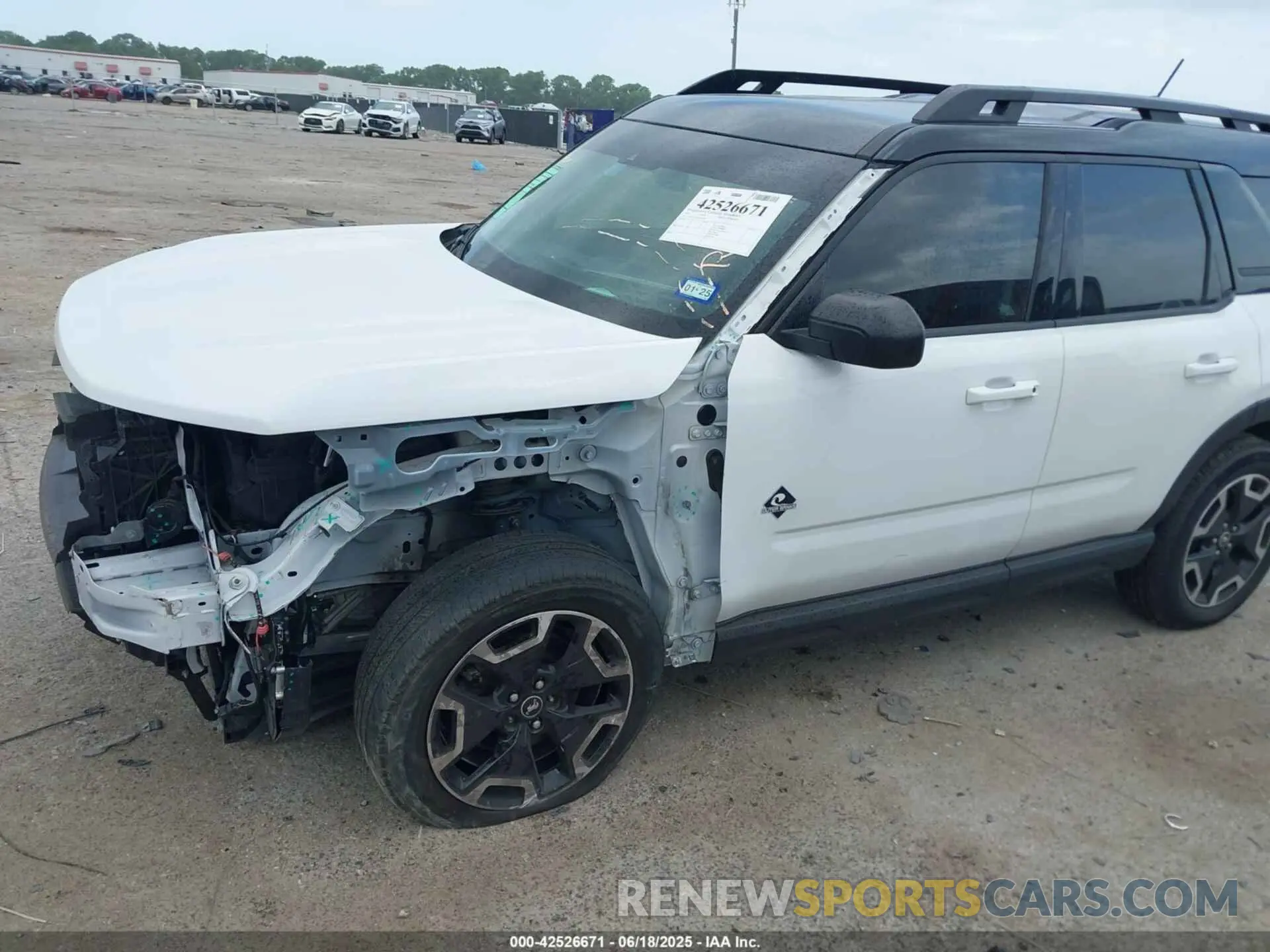 6 fotografías del automóvil dañado 3FMCR9C68NRE13200 FORD BRONCO SPORT 2022