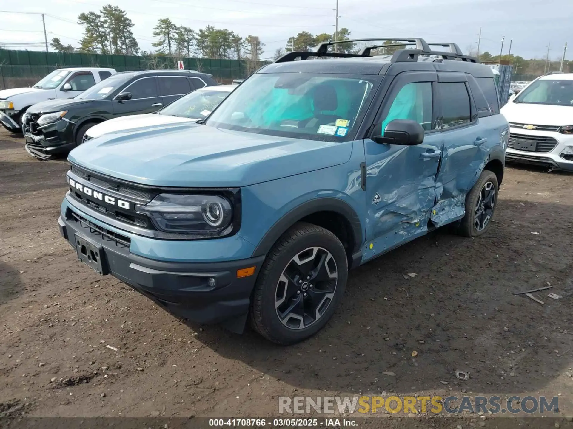 2 fotografías del automóvil dañado 3FMCR9C6XNRD72228 FORD BRONCO SPORT 2022