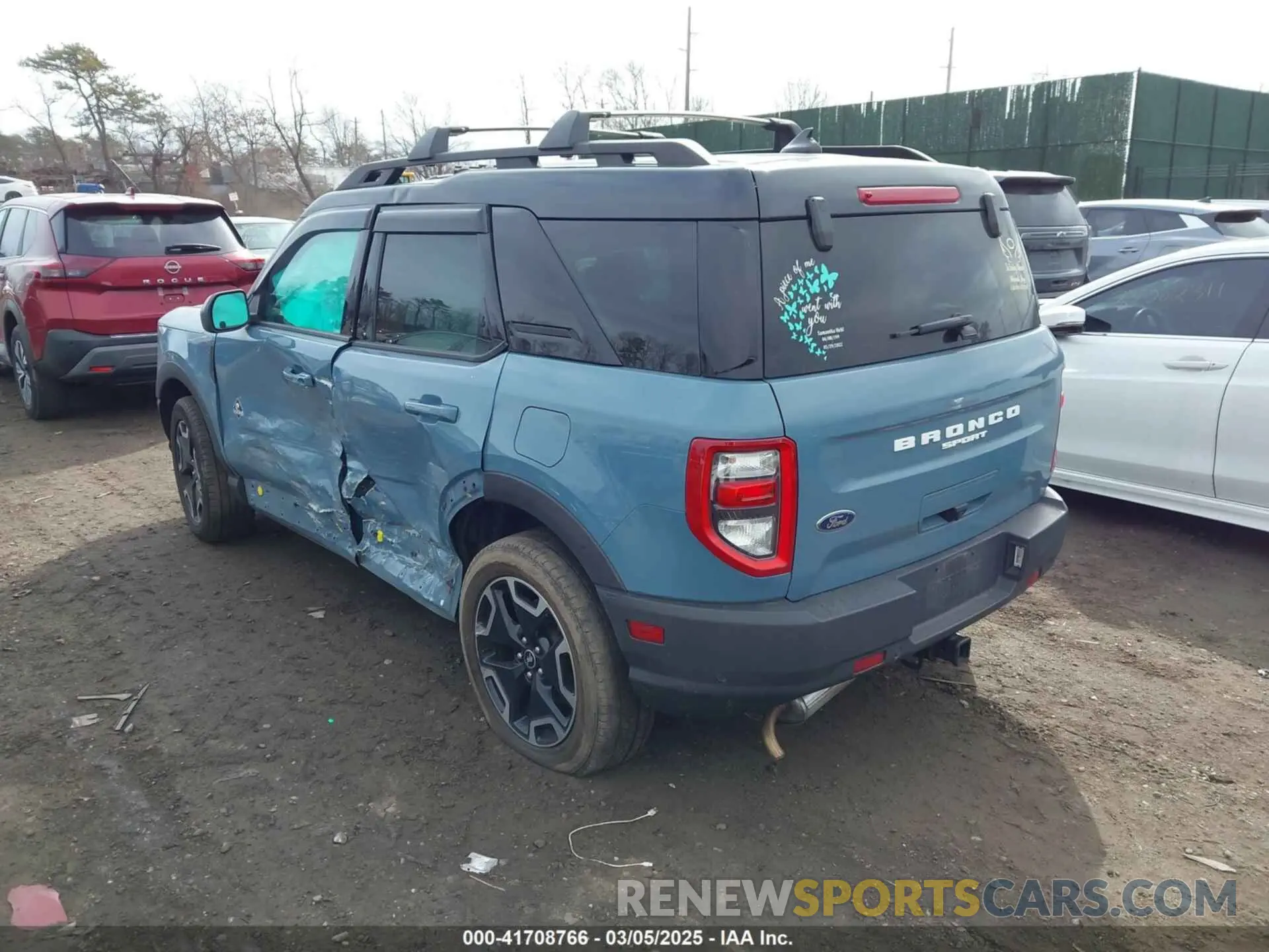 3 fotografías del automóvil dañado 3FMCR9C6XNRD72228 FORD BRONCO SPORT 2022