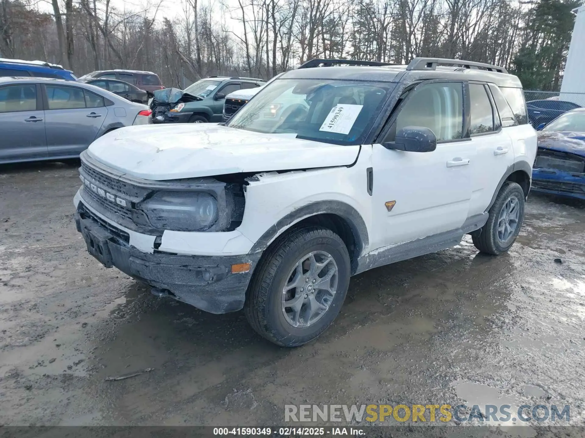 2 fotografías del automóvil dañado 3FMCR9D90NRD39327 FORD BRONCO SPORT 2022