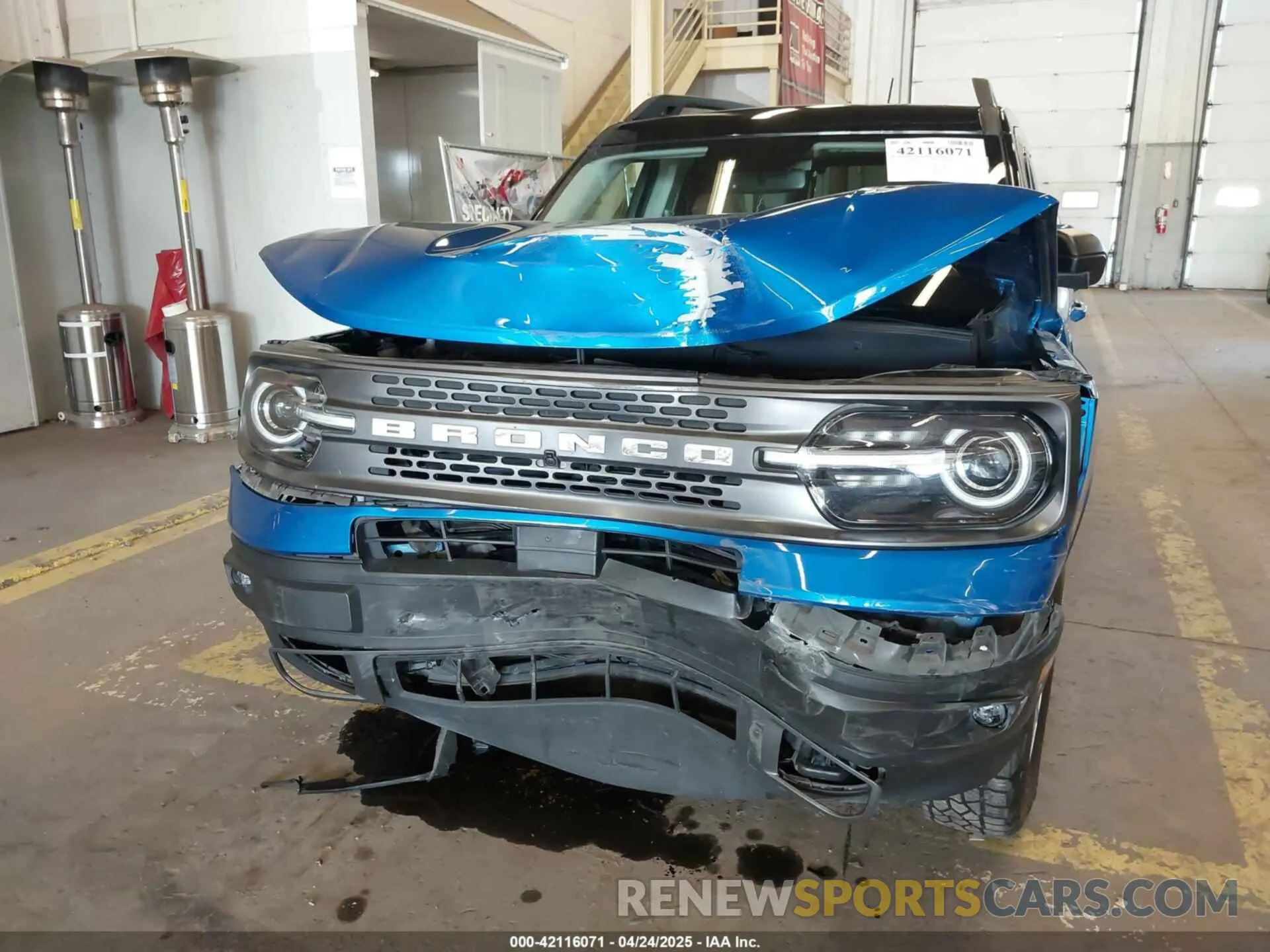 6 fotografías del automóvil dañado 3FMCR9D97NRD61924 FORD BRONCO SPORT 2022