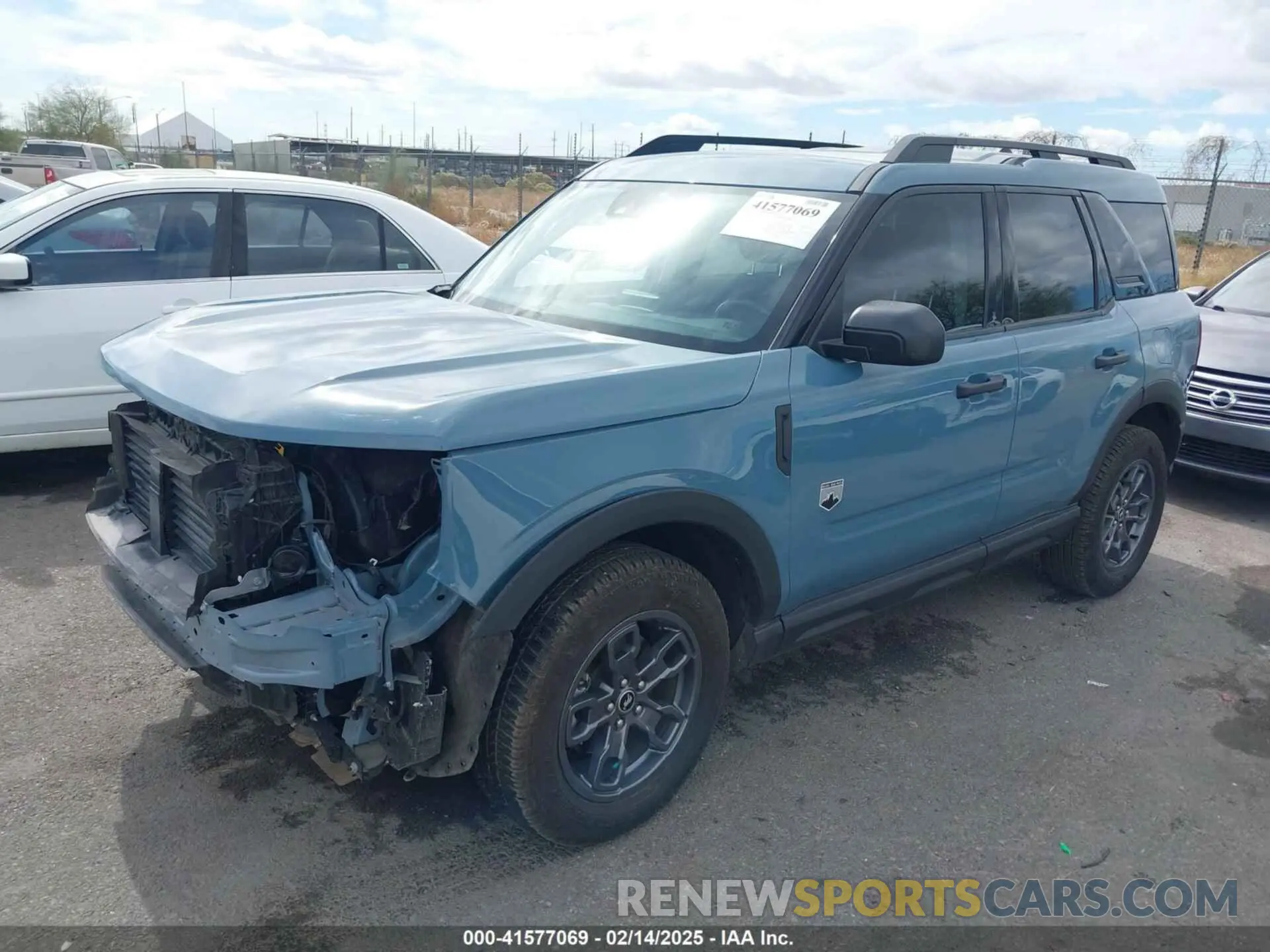 2 fotografías del automóvil dañado 3FMCR9B60PRE24051 FORD BRONCO SPORT 2023