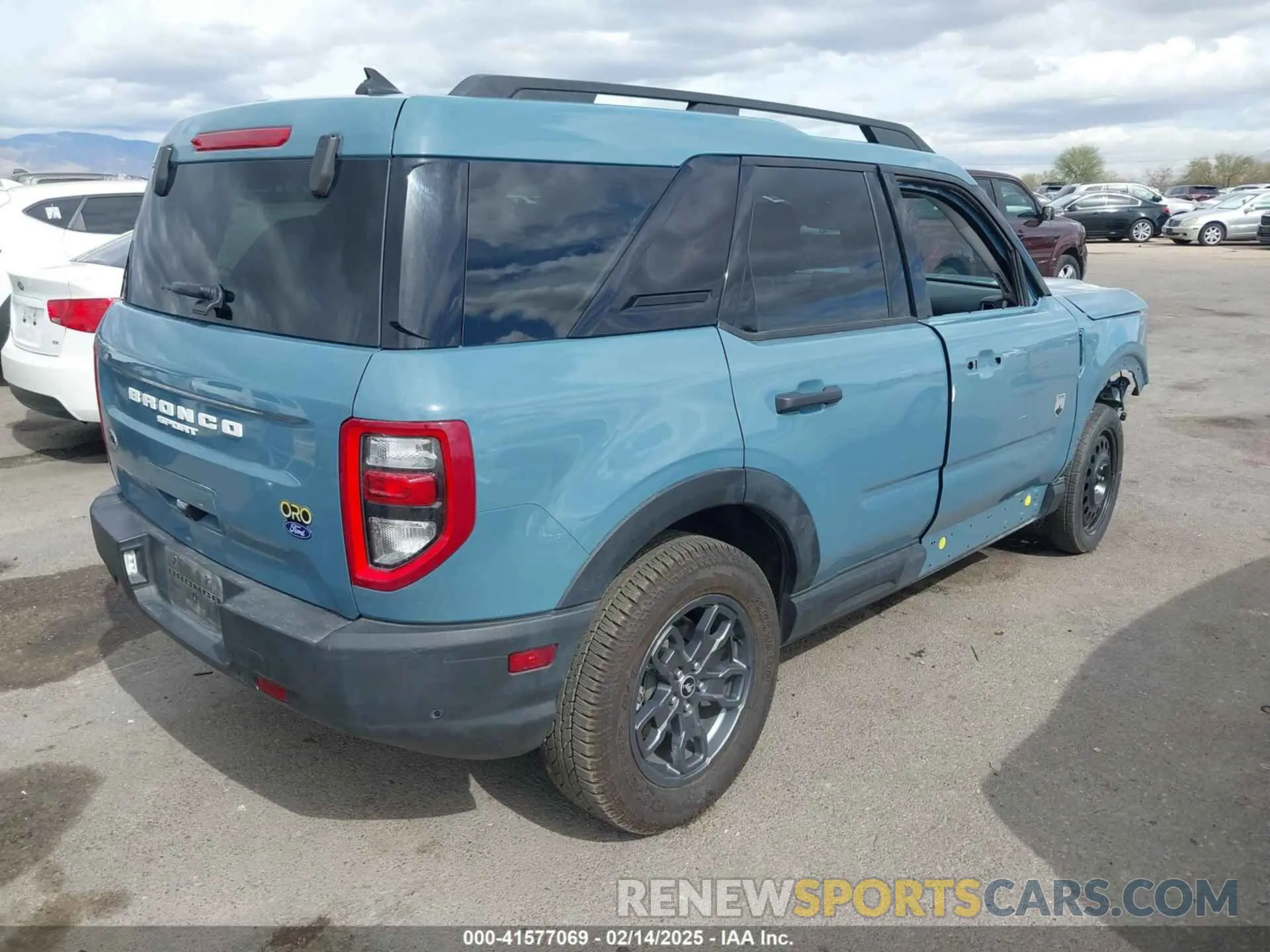 4 fotografías del automóvil dañado 3FMCR9B60PRE24051 FORD BRONCO SPORT 2023