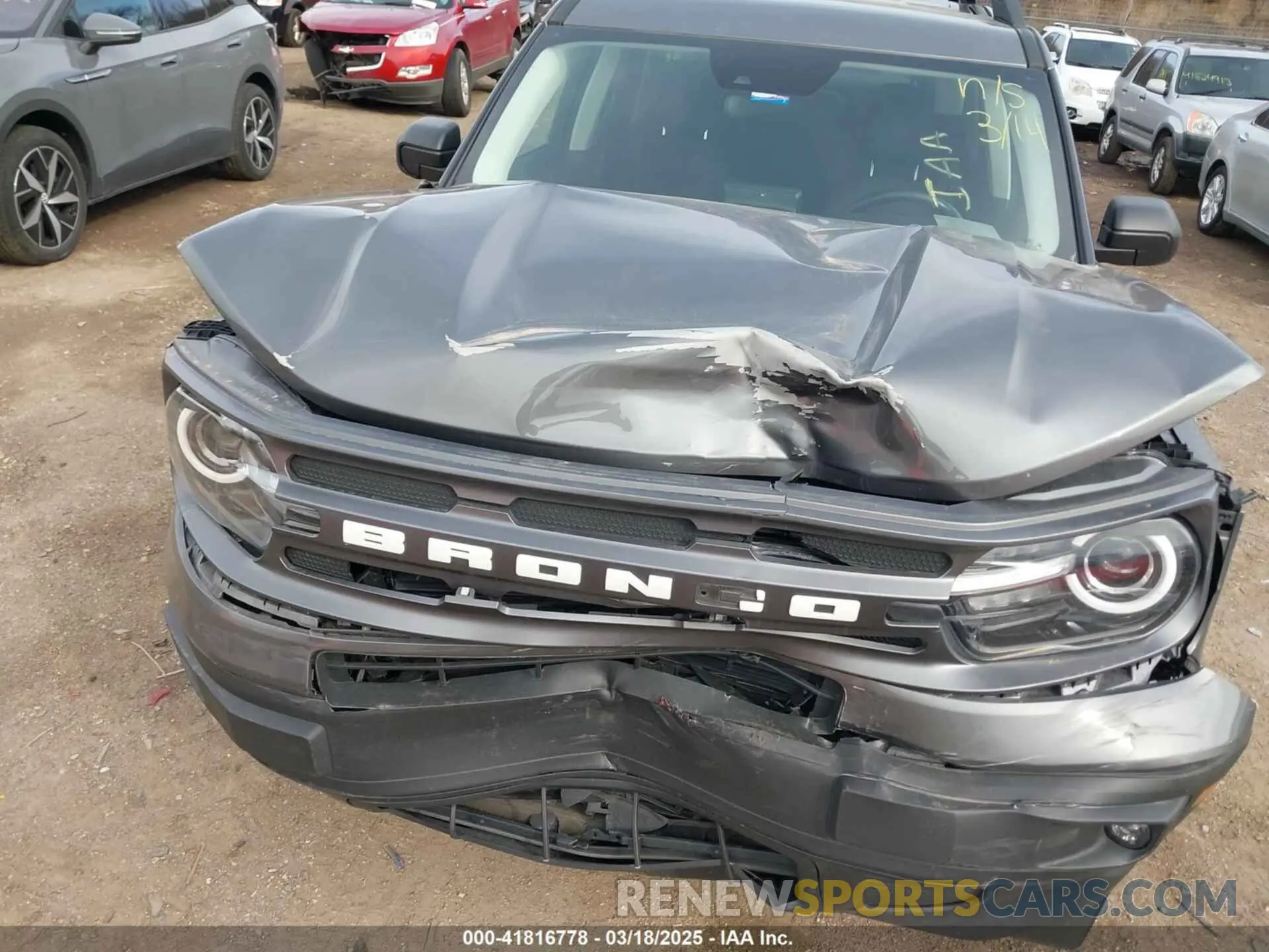 6 fotografías del automóvil dañado 3FMCR9B61PRD05246 FORD BRONCO SPORT 2023