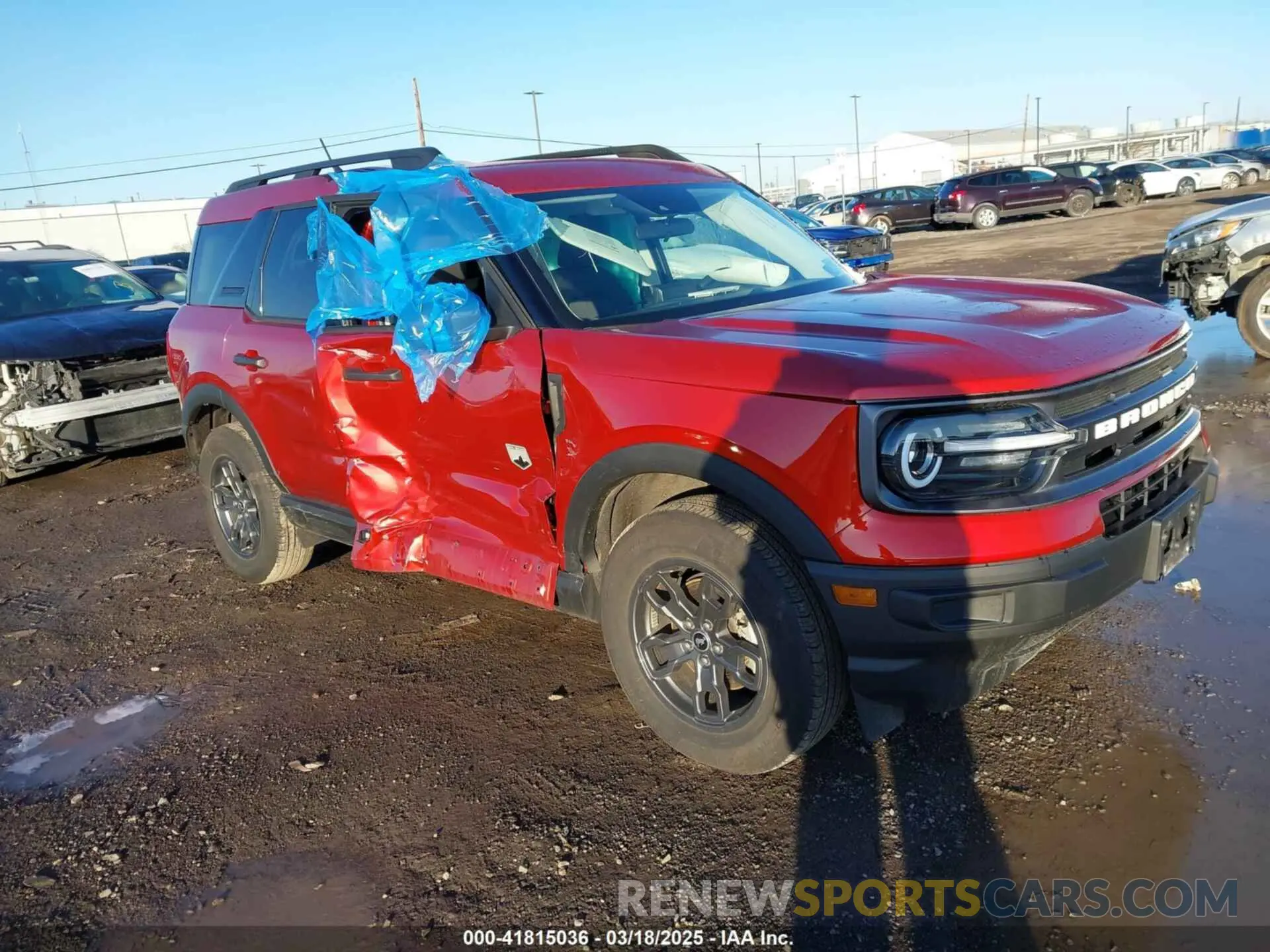 1 fotografías del automóvil dañado 3FMCR9B61PRD86510 FORD BRONCO SPORT 2023