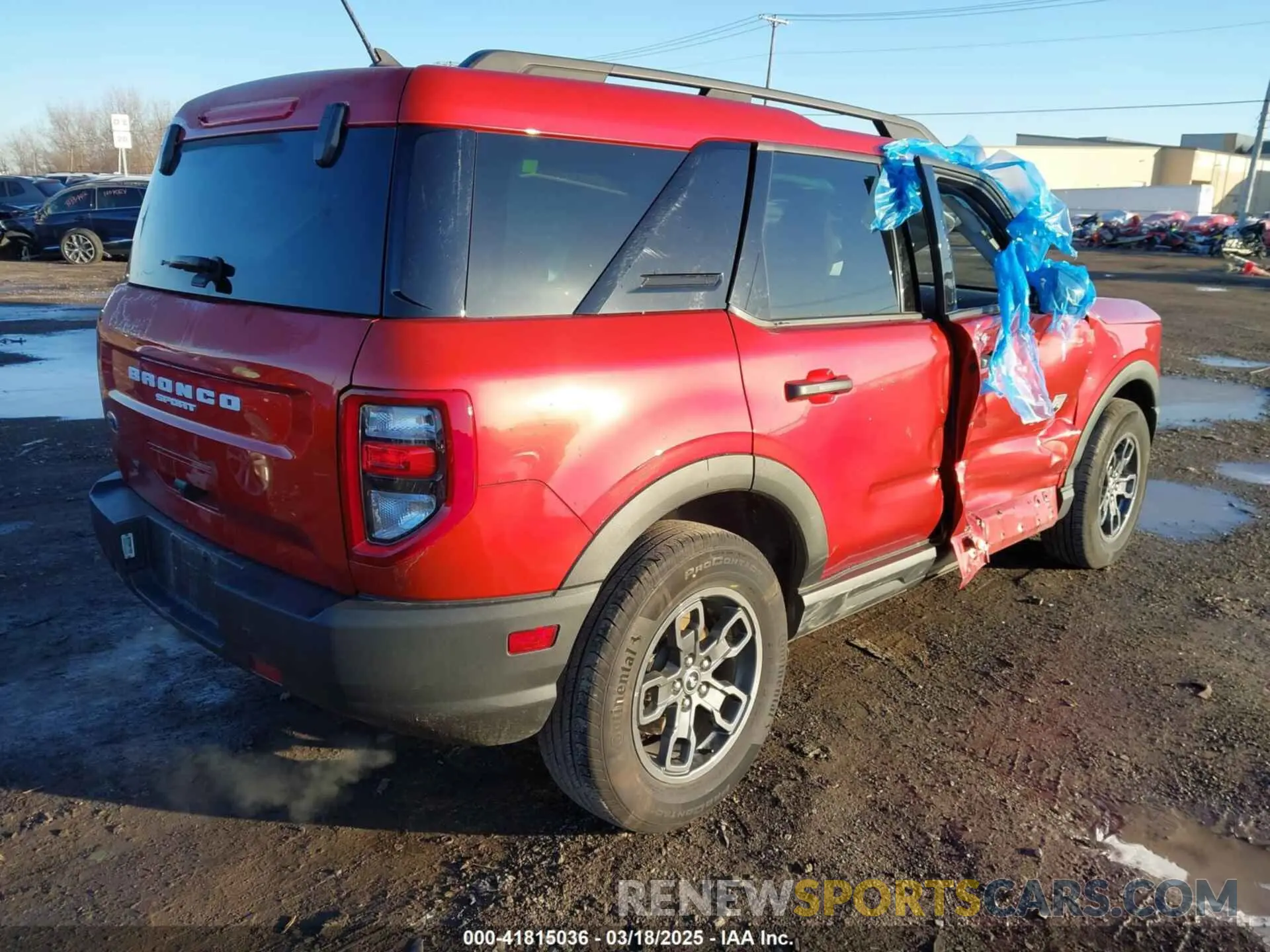 4 fotografías del automóvil dañado 3FMCR9B61PRD86510 FORD BRONCO SPORT 2023