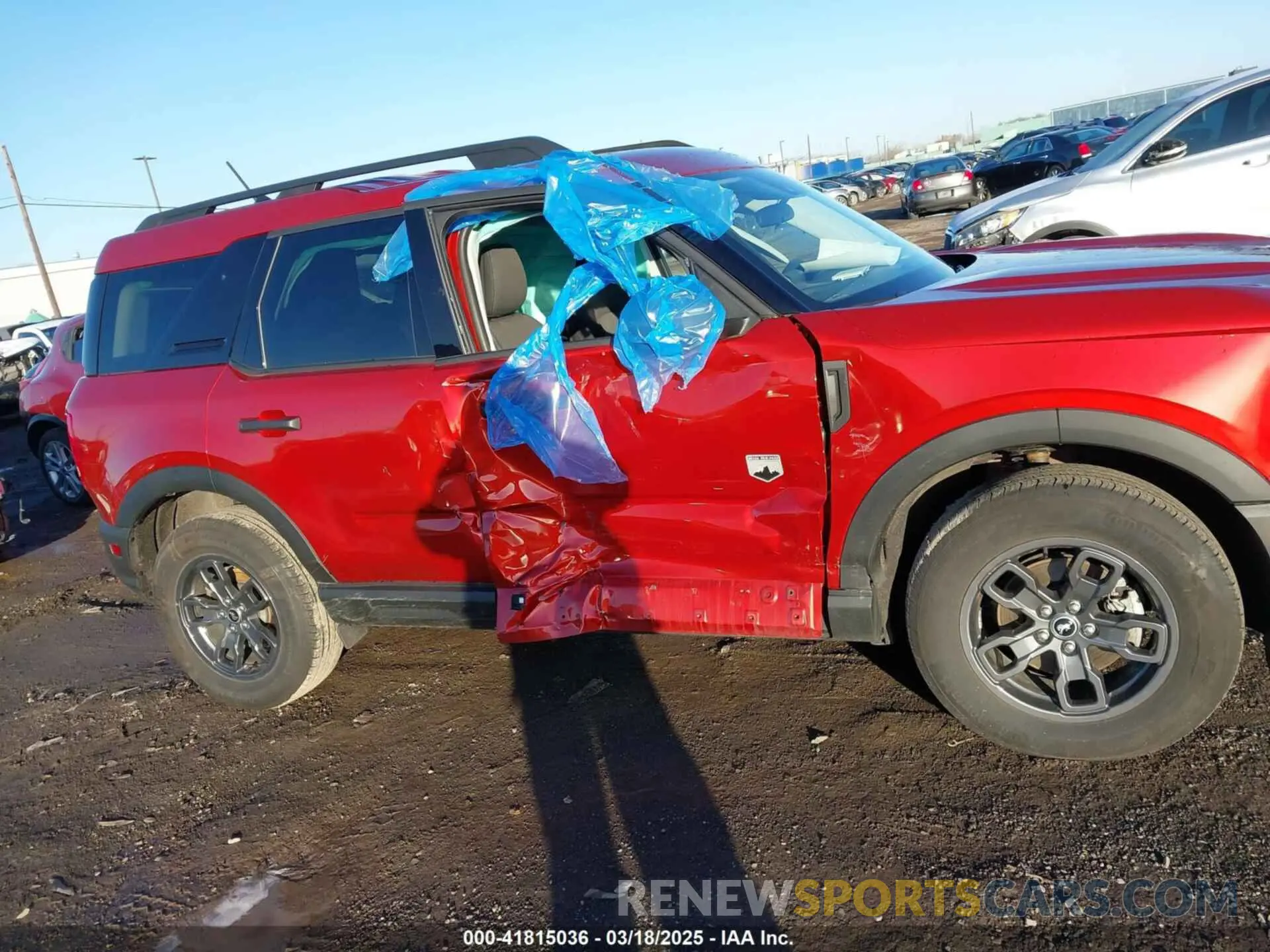 6 fotografías del automóvil dañado 3FMCR9B61PRD86510 FORD BRONCO SPORT 2023