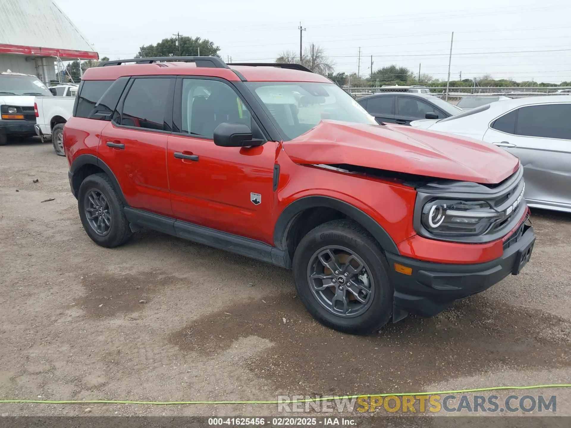 1 fotografías del automóvil dañado 3FMCR9B61PRE32675 FORD BRONCO SPORT 2023