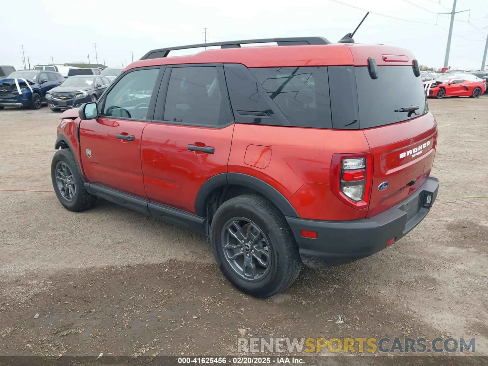 3 fotografías del automóvil dañado 3FMCR9B61PRE32675 FORD BRONCO SPORT 2023
