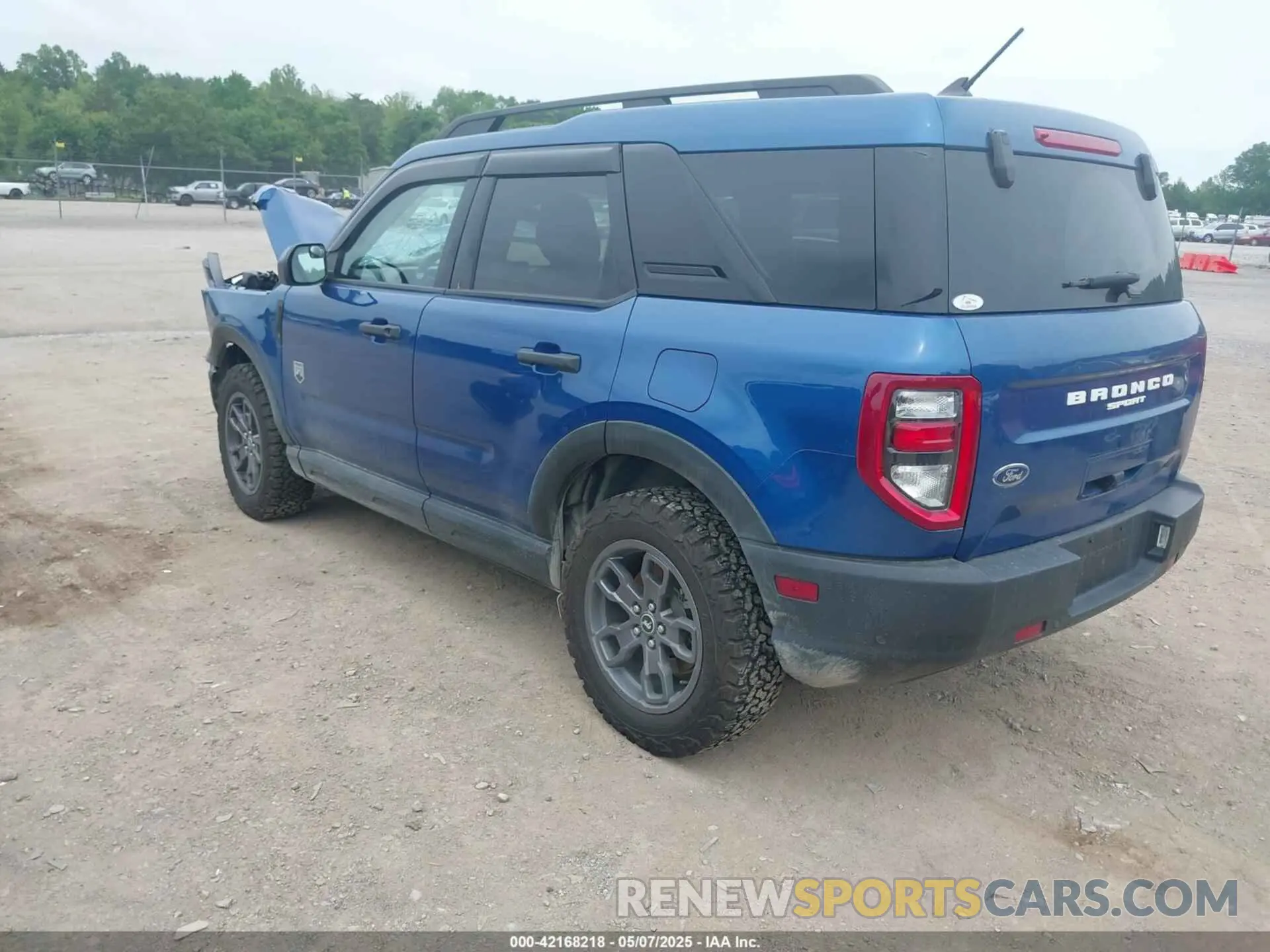3 fotografías del automóvil dañado 3FMCR9B62PRD70686 FORD BRONCO SPORT 2023