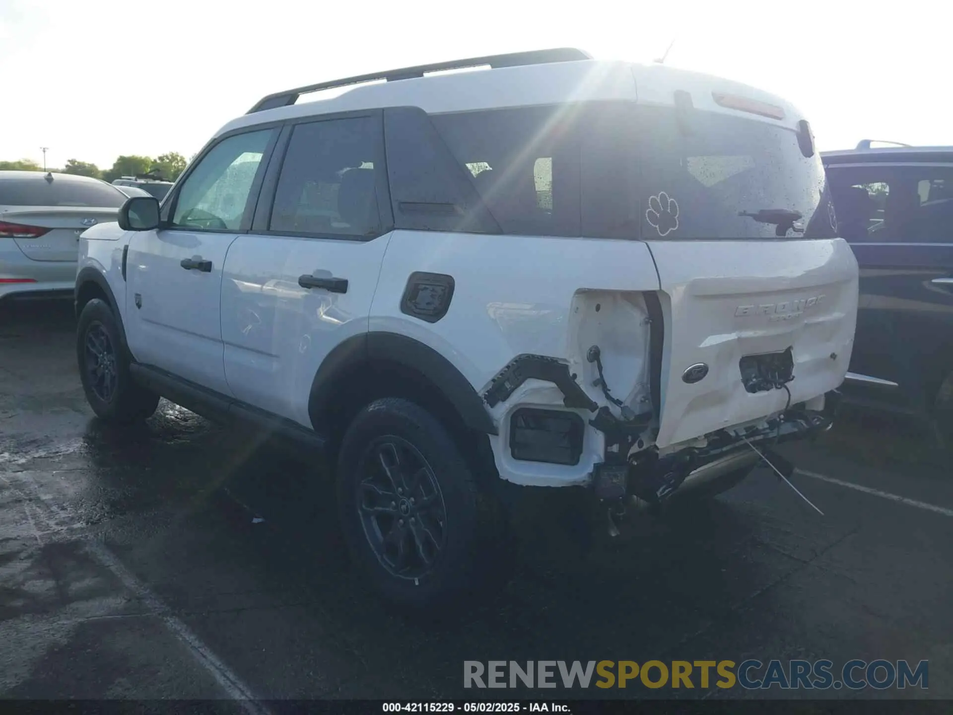 3 fotografías del automóvil dañado 3FMCR9B62PRE21443 FORD BRONCO SPORT 2023
