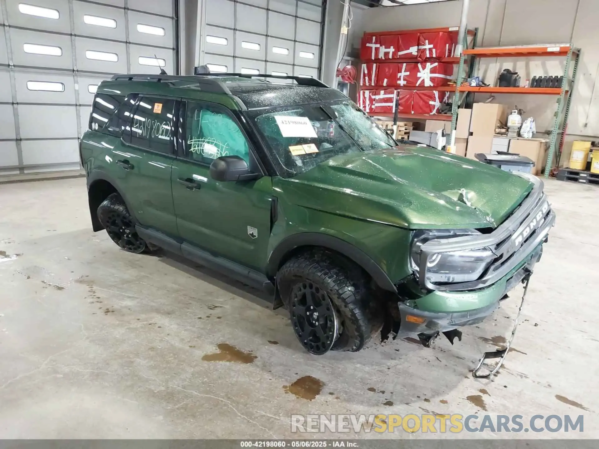1 fotografías del automóvil dañado 3FMCR9B63PRD36059 FORD BRONCO SPORT 2023