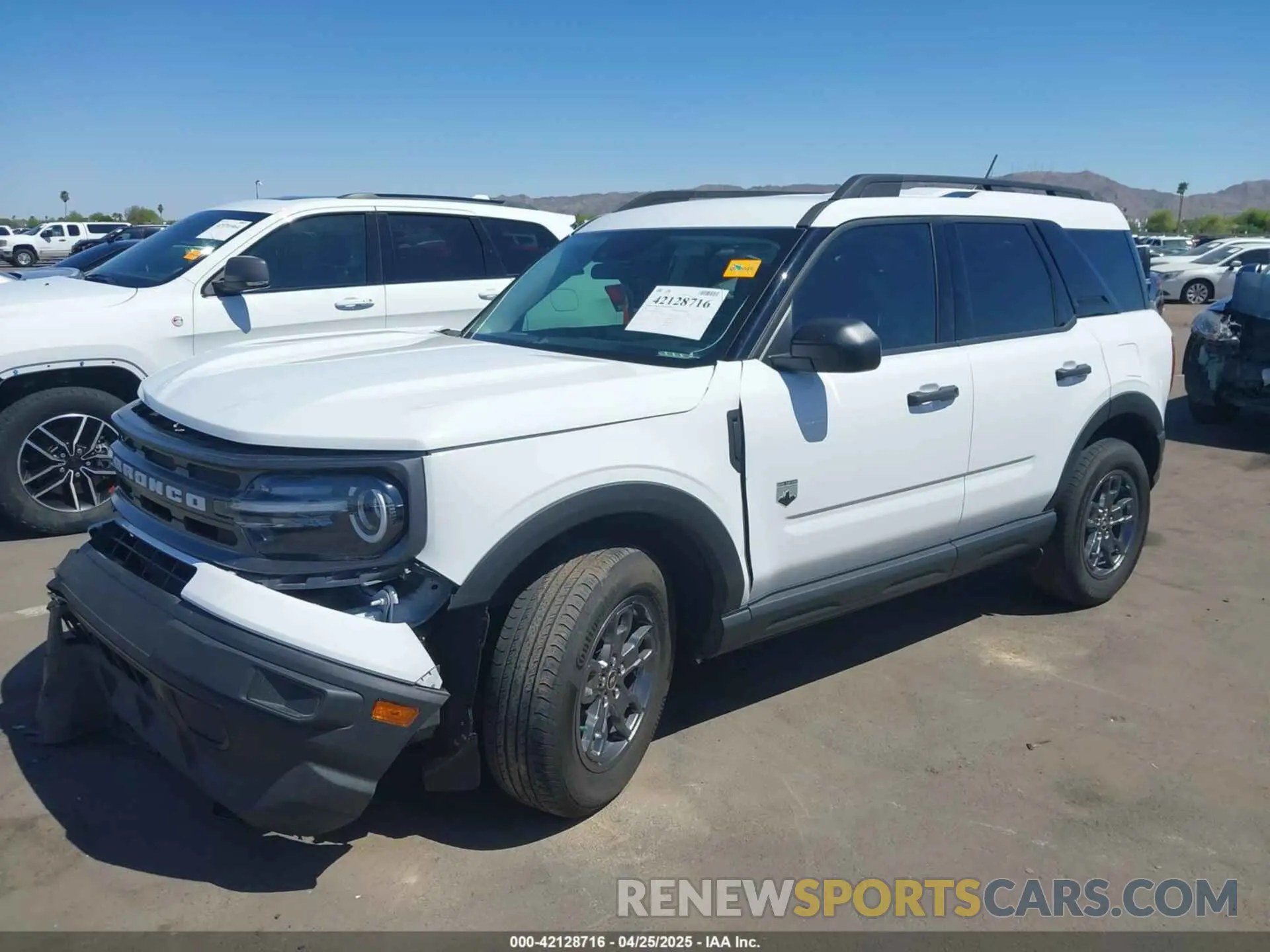 2 fotografías del automóvil dañado 3FMCR9B64PRD47457 FORD BRONCO SPORT 2023