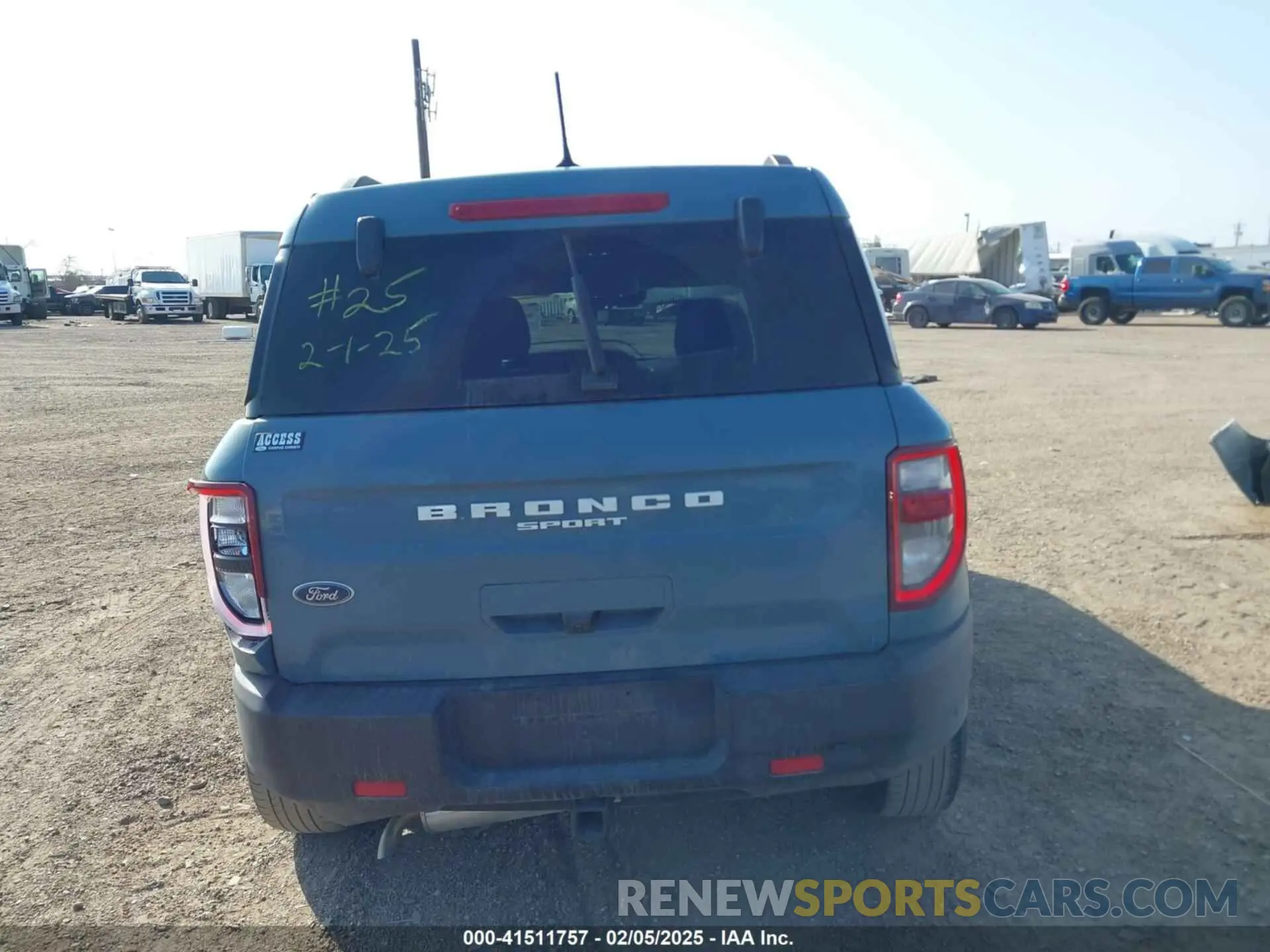 16 fotografías del automóvil dañado 3FMCR9B65PRD13818 FORD BRONCO SPORT 2023