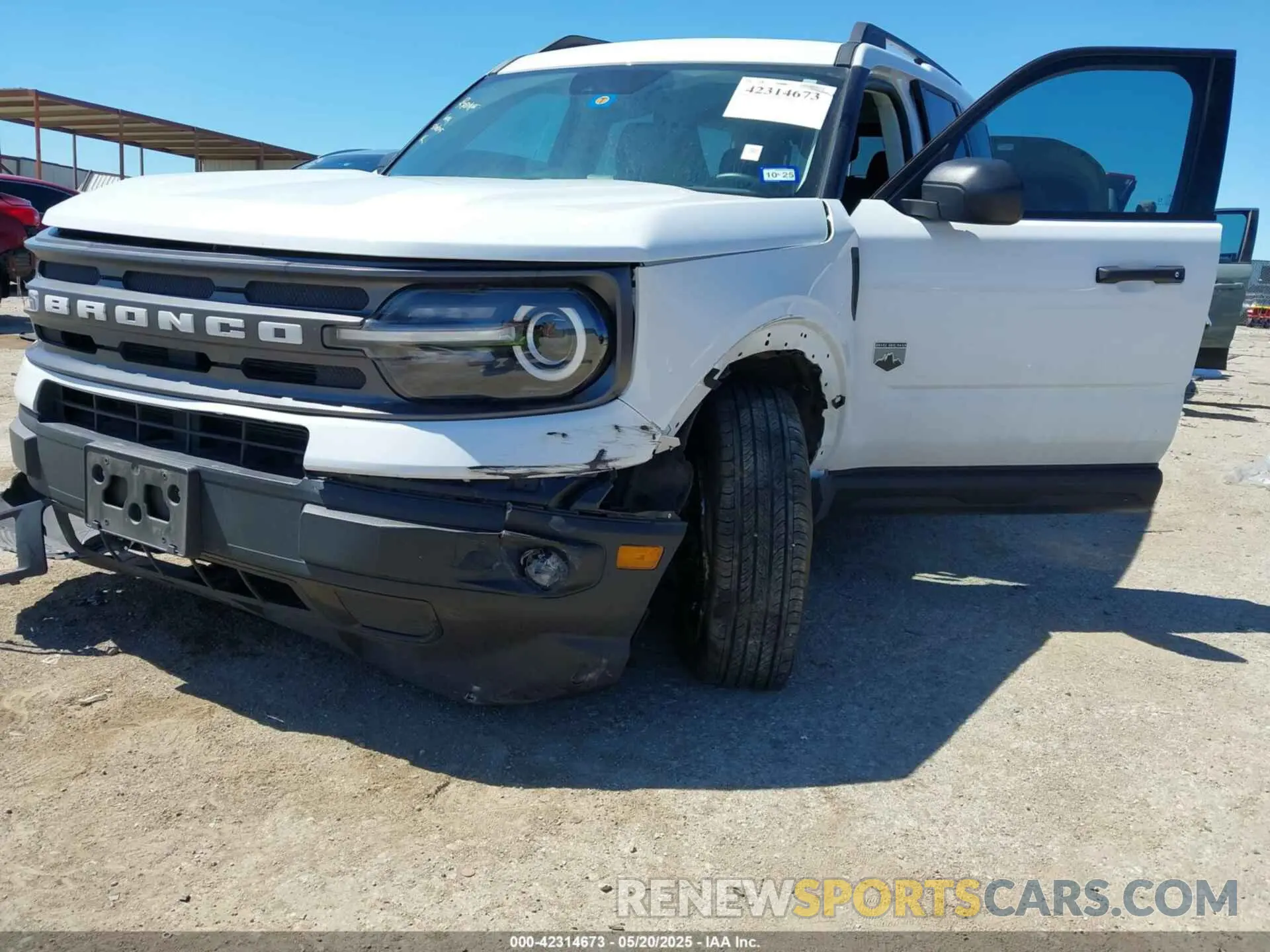 6 fotografías del automóvil dañado 3FMCR9B65PRE10890 FORD BRONCO SPORT 2023