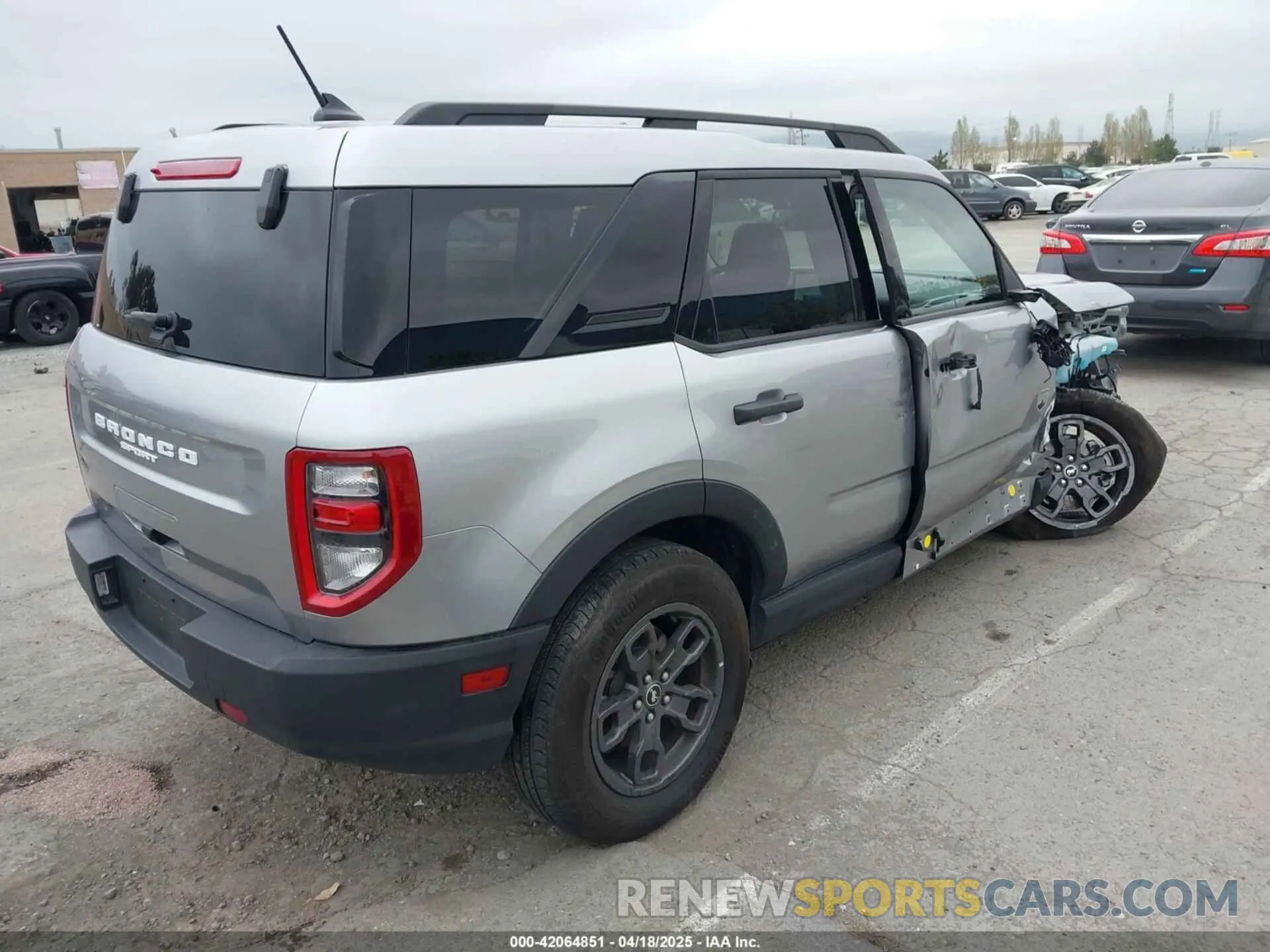 4 fotografías del automóvil dañado 3FMCR9B67PRD94546 FORD BRONCO SPORT 2023