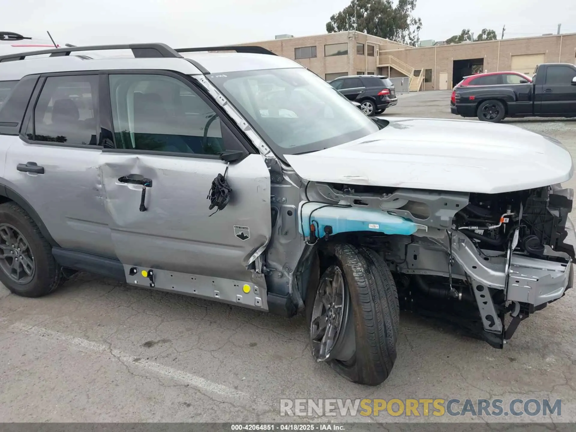 6 fotografías del automóvil dañado 3FMCR9B67PRD94546 FORD BRONCO SPORT 2023
