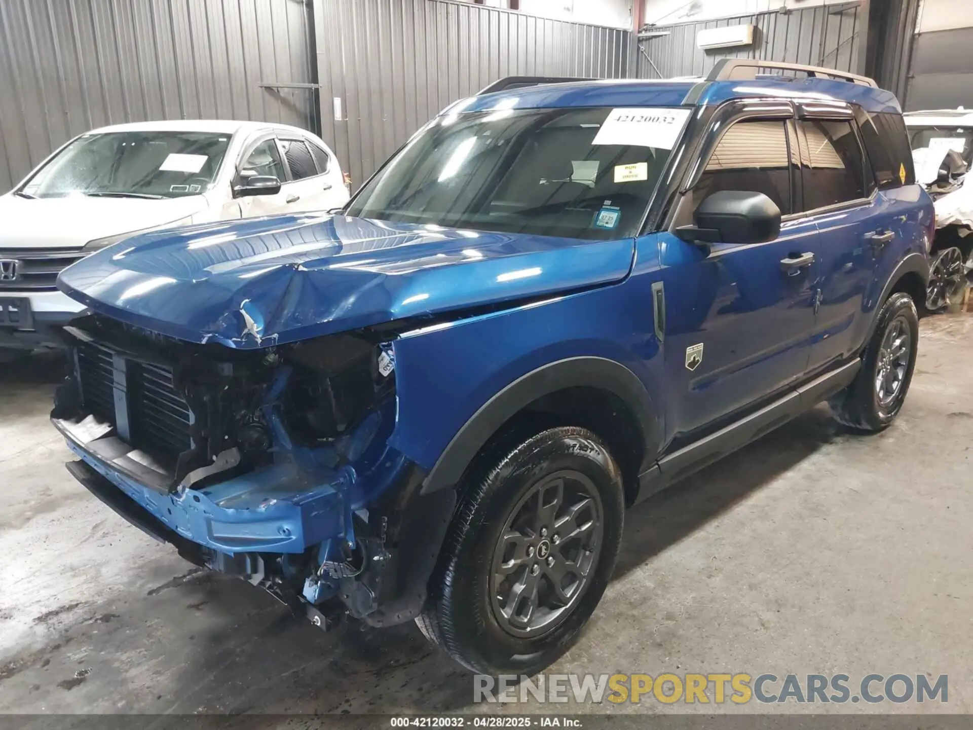 2 fotografías del automóvil dañado 3FMCR9B68PRD68392 FORD BRONCO SPORT 2023