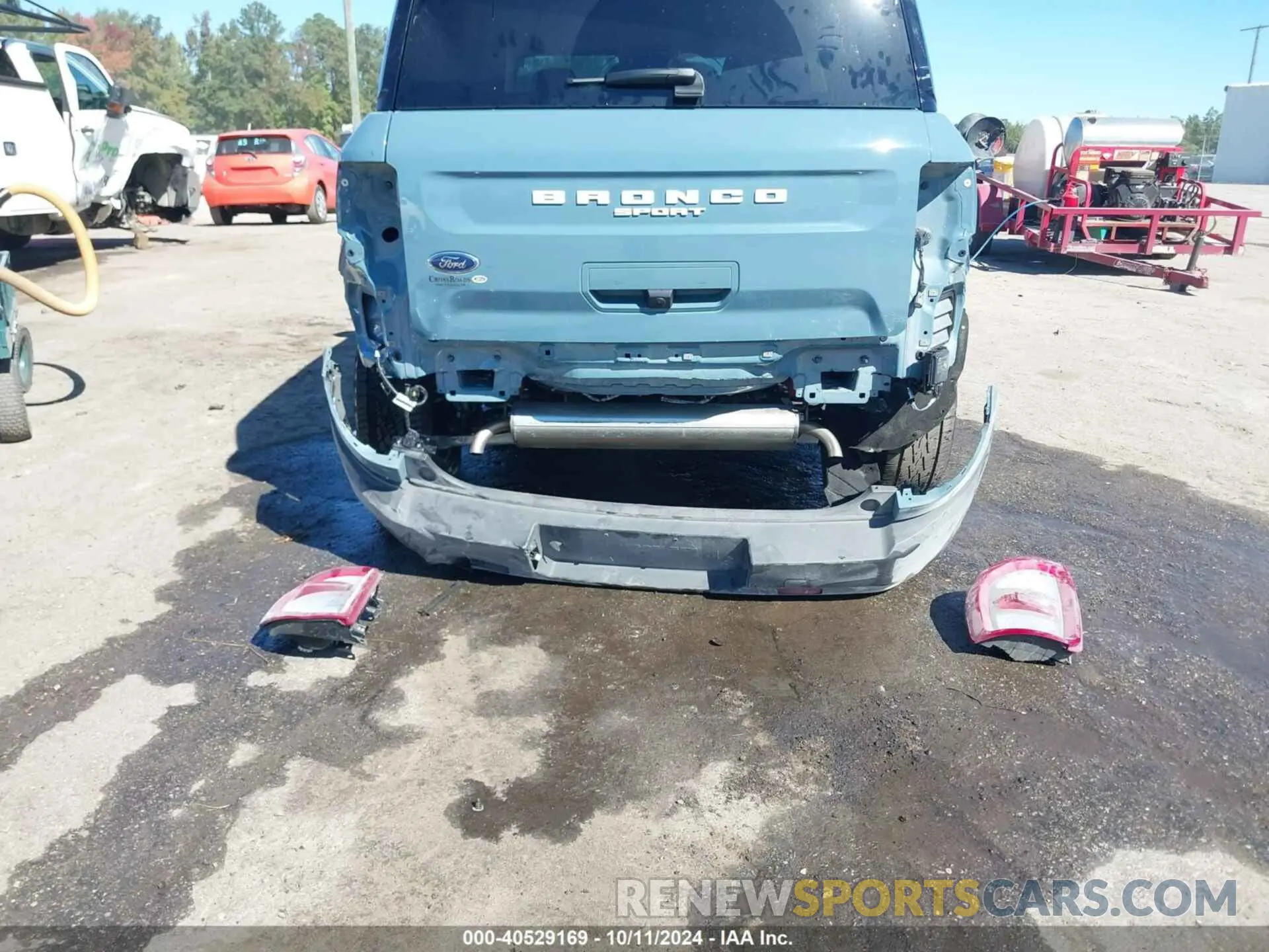 6 fotografías del automóvil dañado 3FMCR9B69PRE01125 FORD BRONCO SPORT 2023