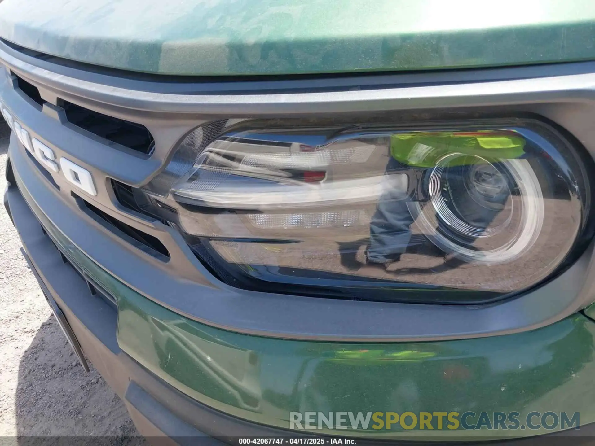 6 fotografías del automóvil dañado 3FMCR9C61PRD07626 FORD BRONCO SPORT 2023