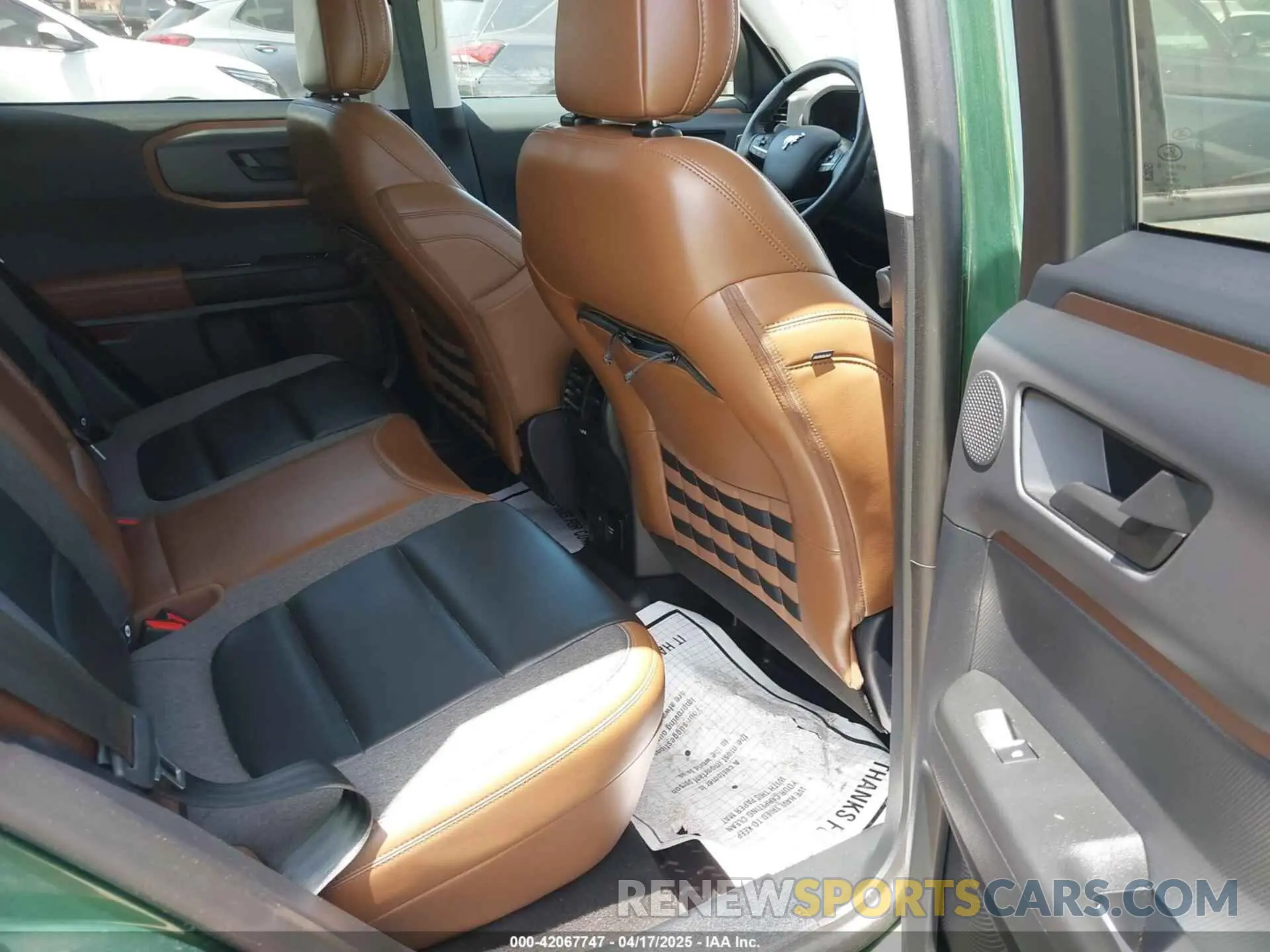 8 fotografías del automóvil dañado 3FMCR9C61PRD07626 FORD BRONCO SPORT 2023
