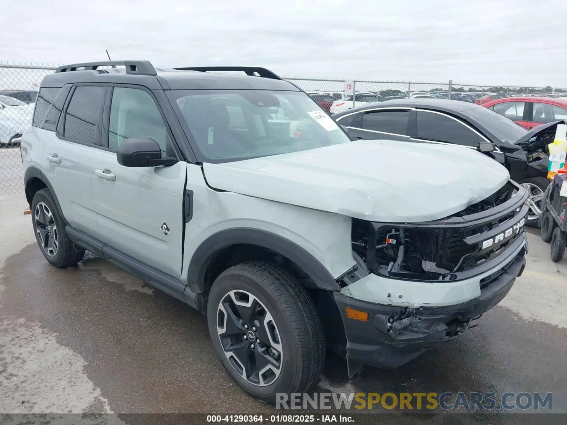 1 fotografías del automóvil dañado 3FMCR9C64PRD13372 FORD BRONCO SPORT 2023