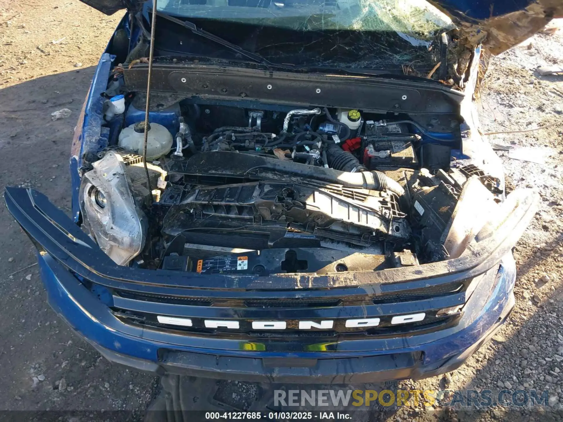 10 fotografías del automóvil dañado 3FMCR9C64PRD66766 FORD BRONCO SPORT 2023