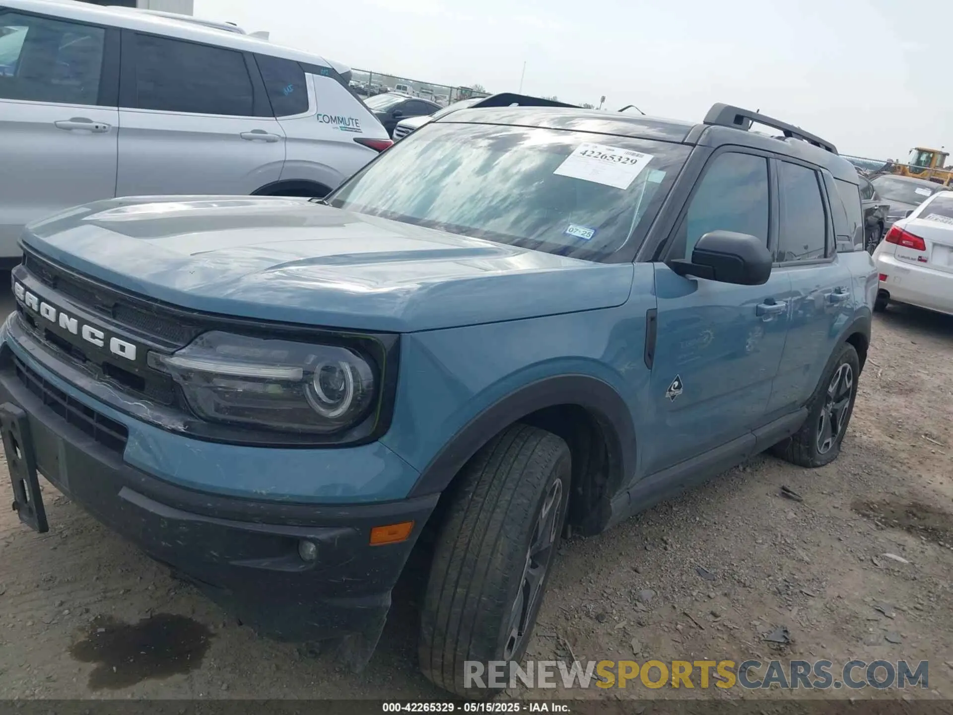 2 fotografías del automóvil dañado 3FMCR9C64PRD68016 FORD BRONCO SPORT 2023