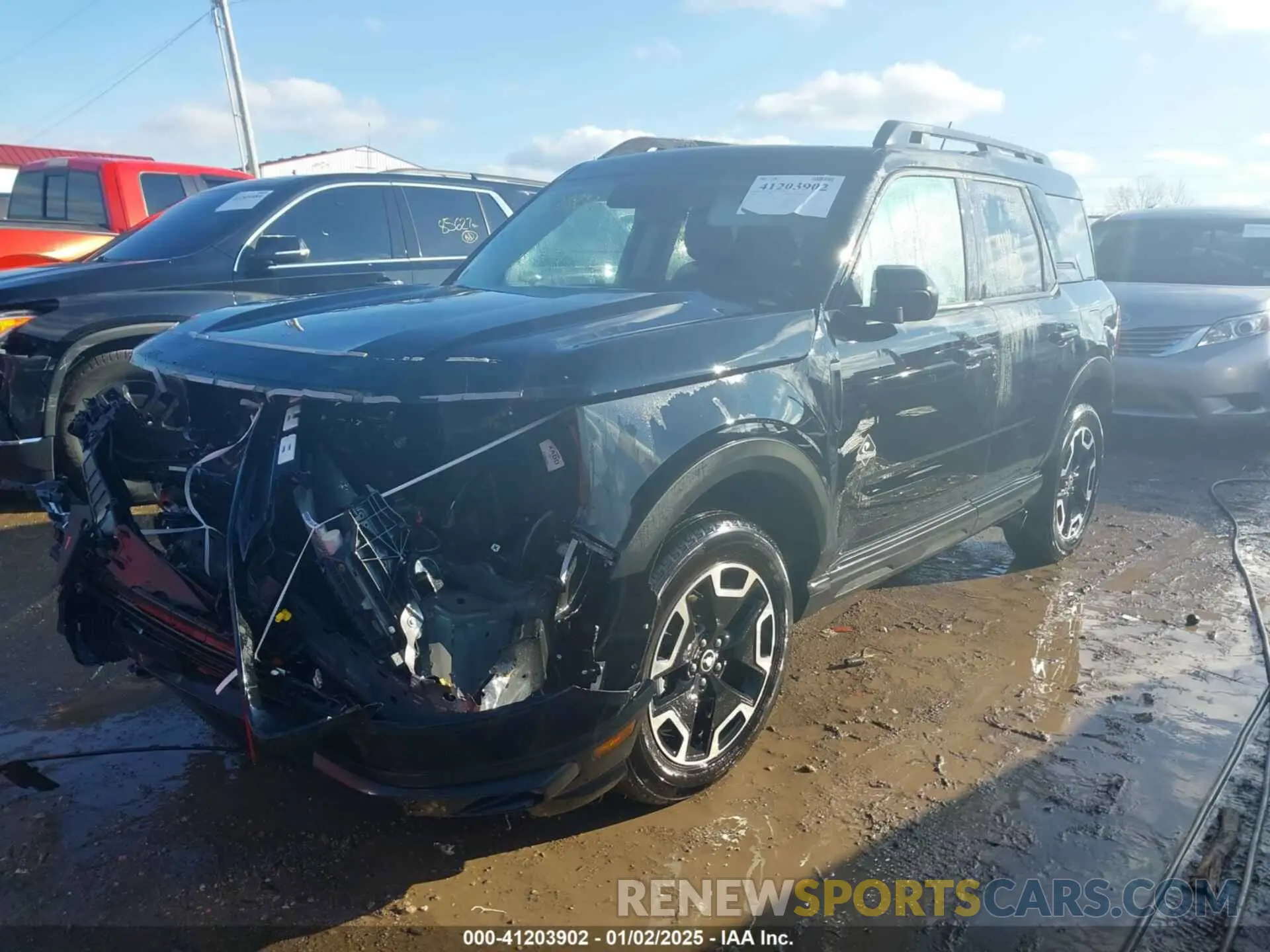 2 fotografías del automóvil dañado 3FMCR9C68PRE36320 FORD BRONCO SPORT 2023