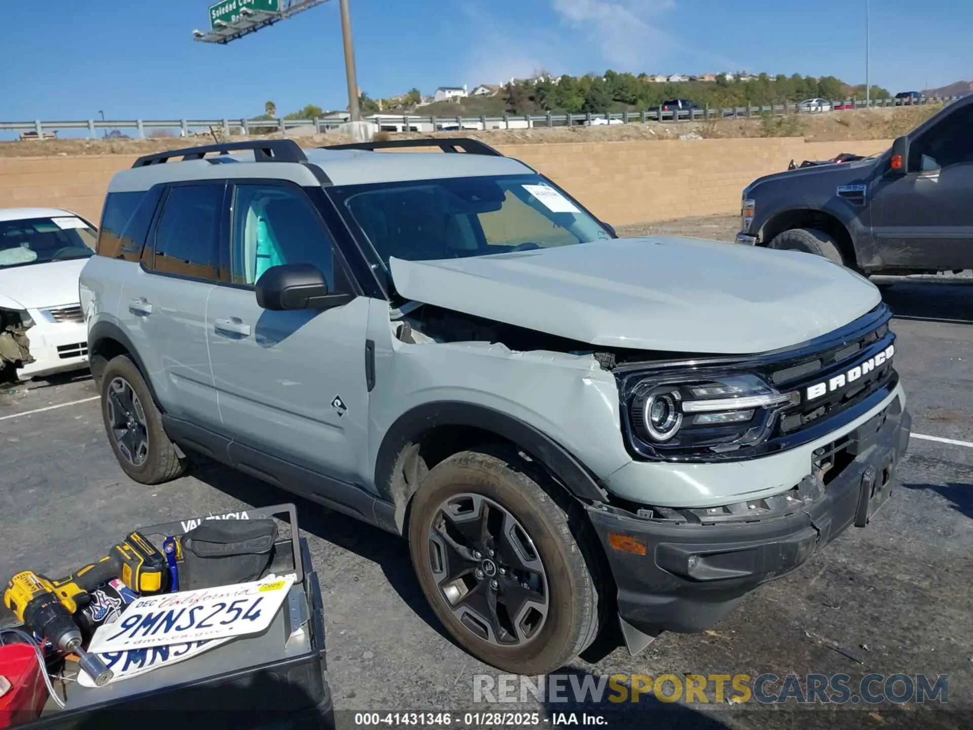 1 fotografías del automóvil dañado 3FMCR9C69PRD92280 FORD BRONCO SPORT 2023