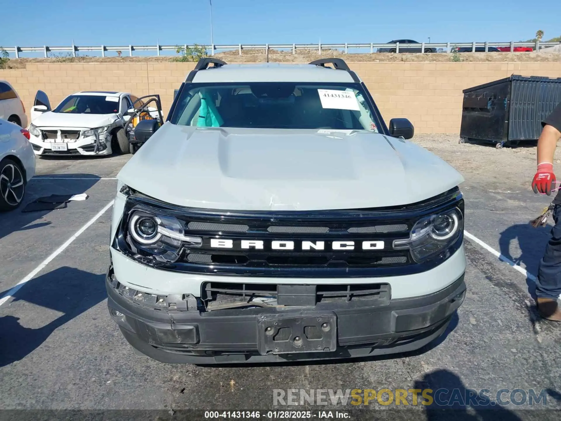 12 fotografías del automóvil dañado 3FMCR9C69PRD92280 FORD BRONCO SPORT 2023