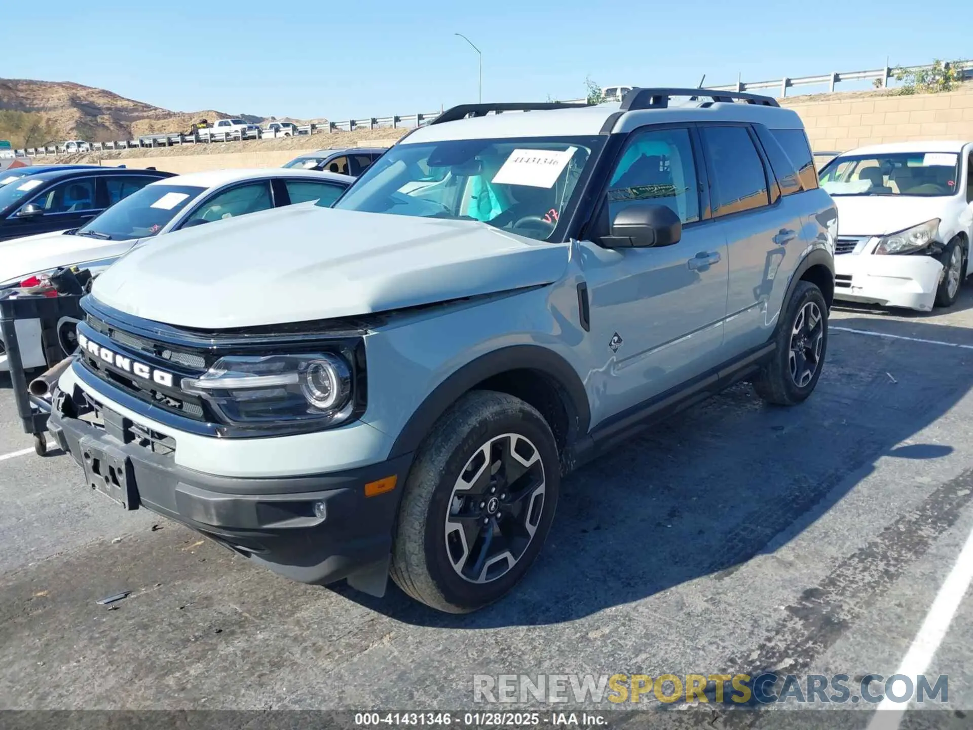 2 fotografías del automóvil dañado 3FMCR9C69PRD92280 FORD BRONCO SPORT 2023