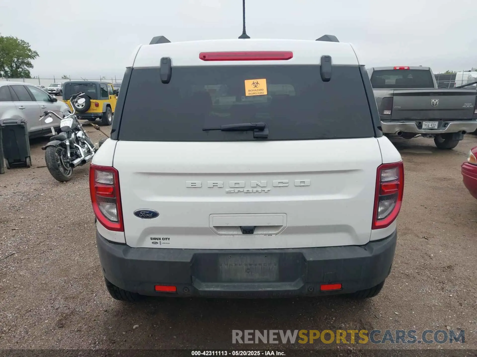 15 fotografías del automóvil dañado 3FMCR9C6XPRE28168 FORD BRONCO SPORT 2023