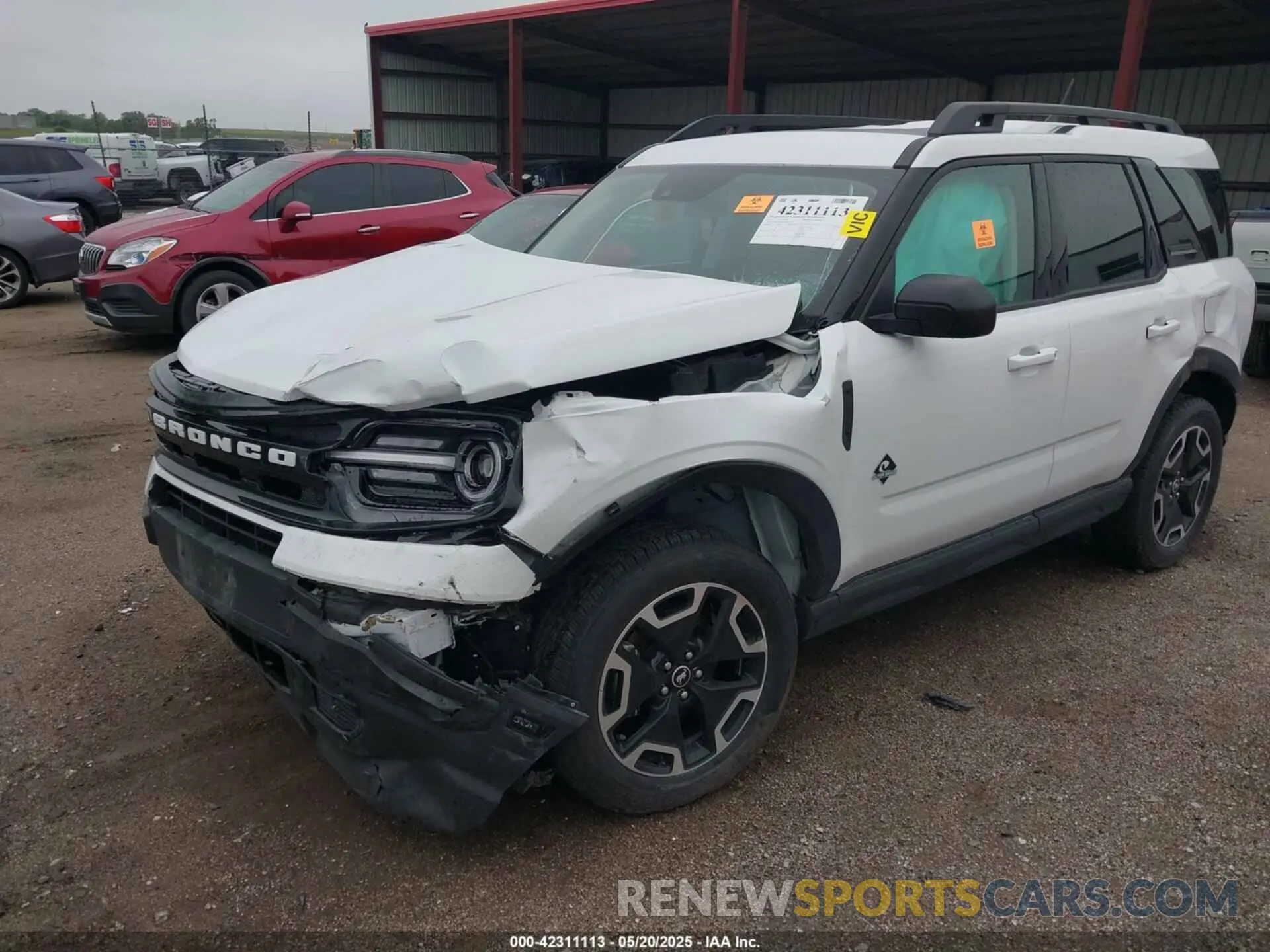 2 fotografías del automóvil dañado 3FMCR9C6XPRE28168 FORD BRONCO SPORT 2023