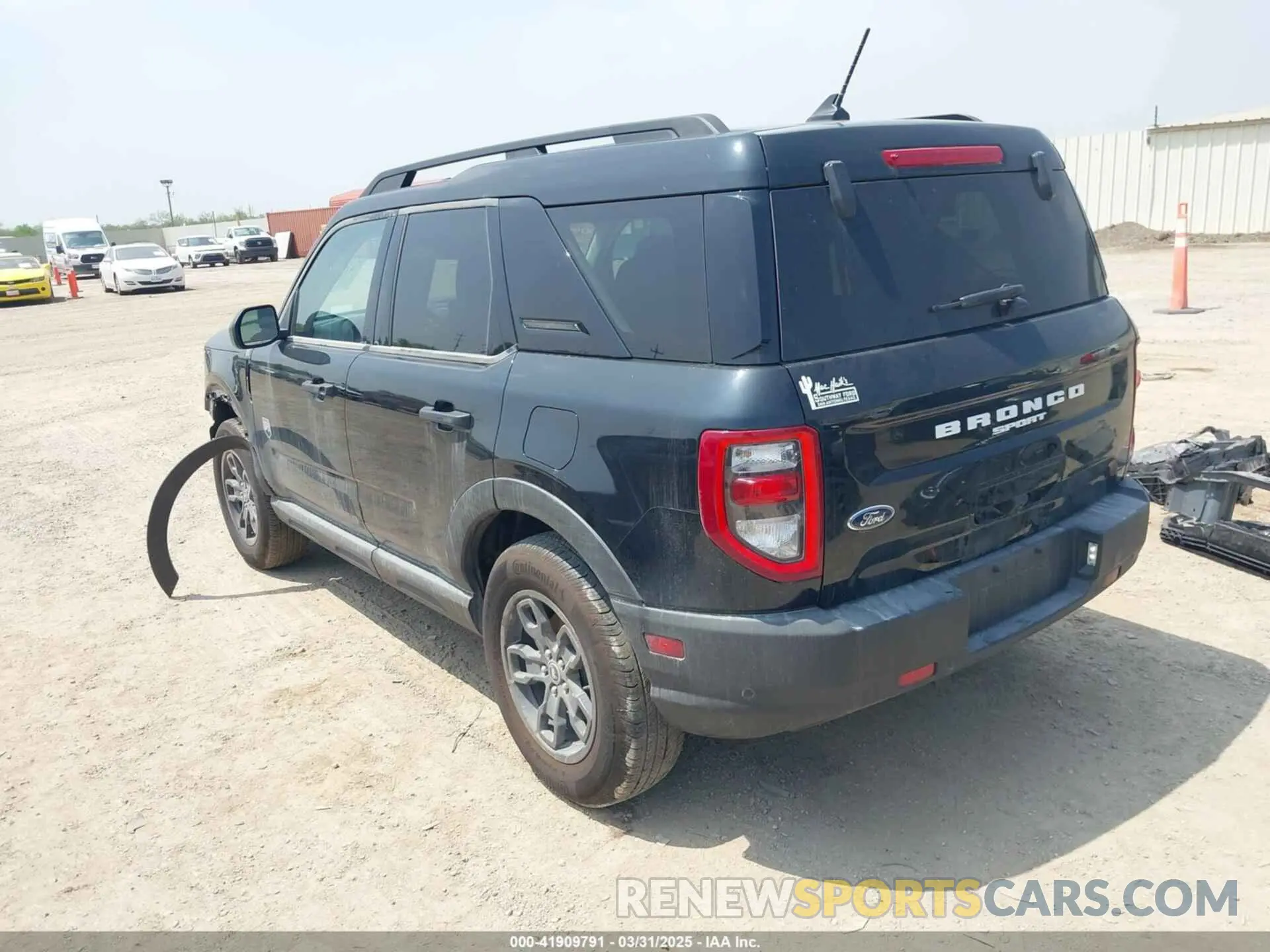 3 fotografías del automóvil dañado 3FMCR9B61RRE22036 FORD BRONCO SPORT 2024
