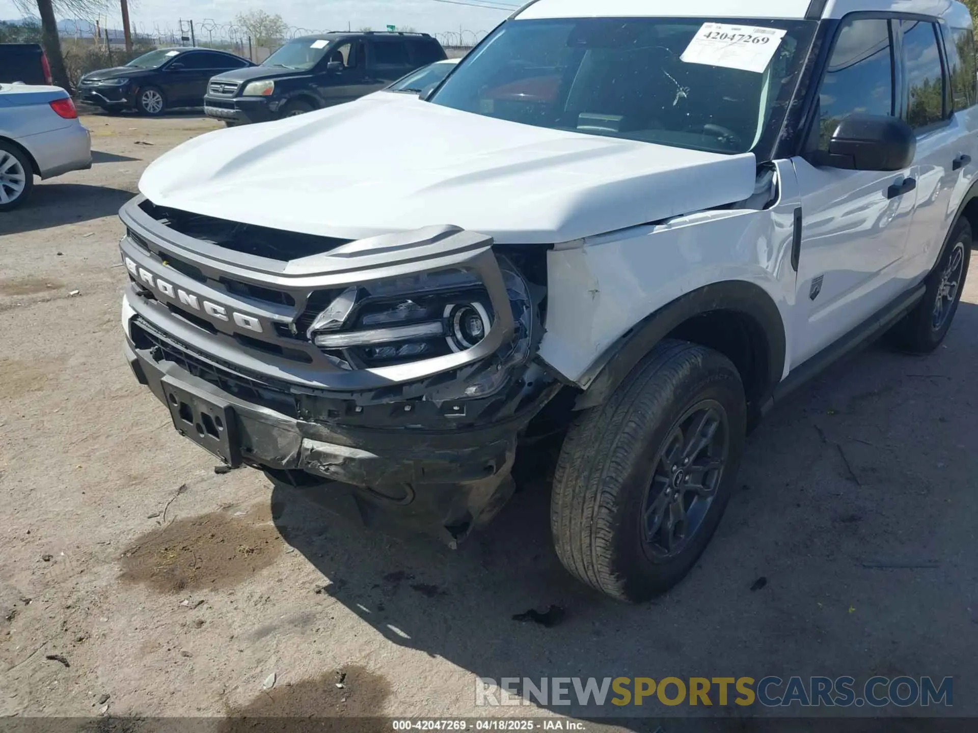 6 fotografías del automóvil dañado 3FMCR9B69RRF50248 FORD BRONCO SPORT 2024
