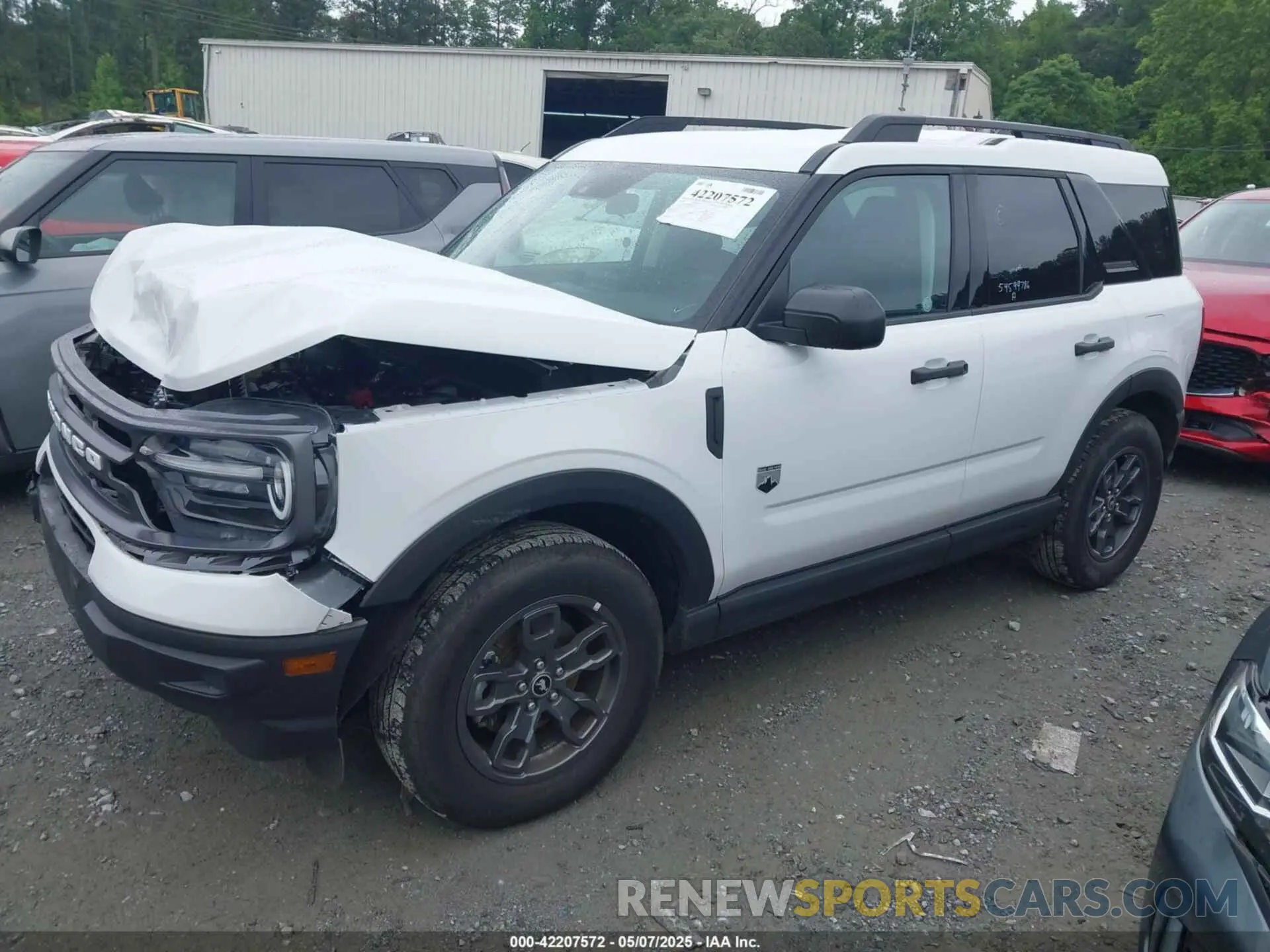 2 fotografías del automóvil dañado 3FMCR9B6XRRE38574 FORD BRONCO SPORT 2024