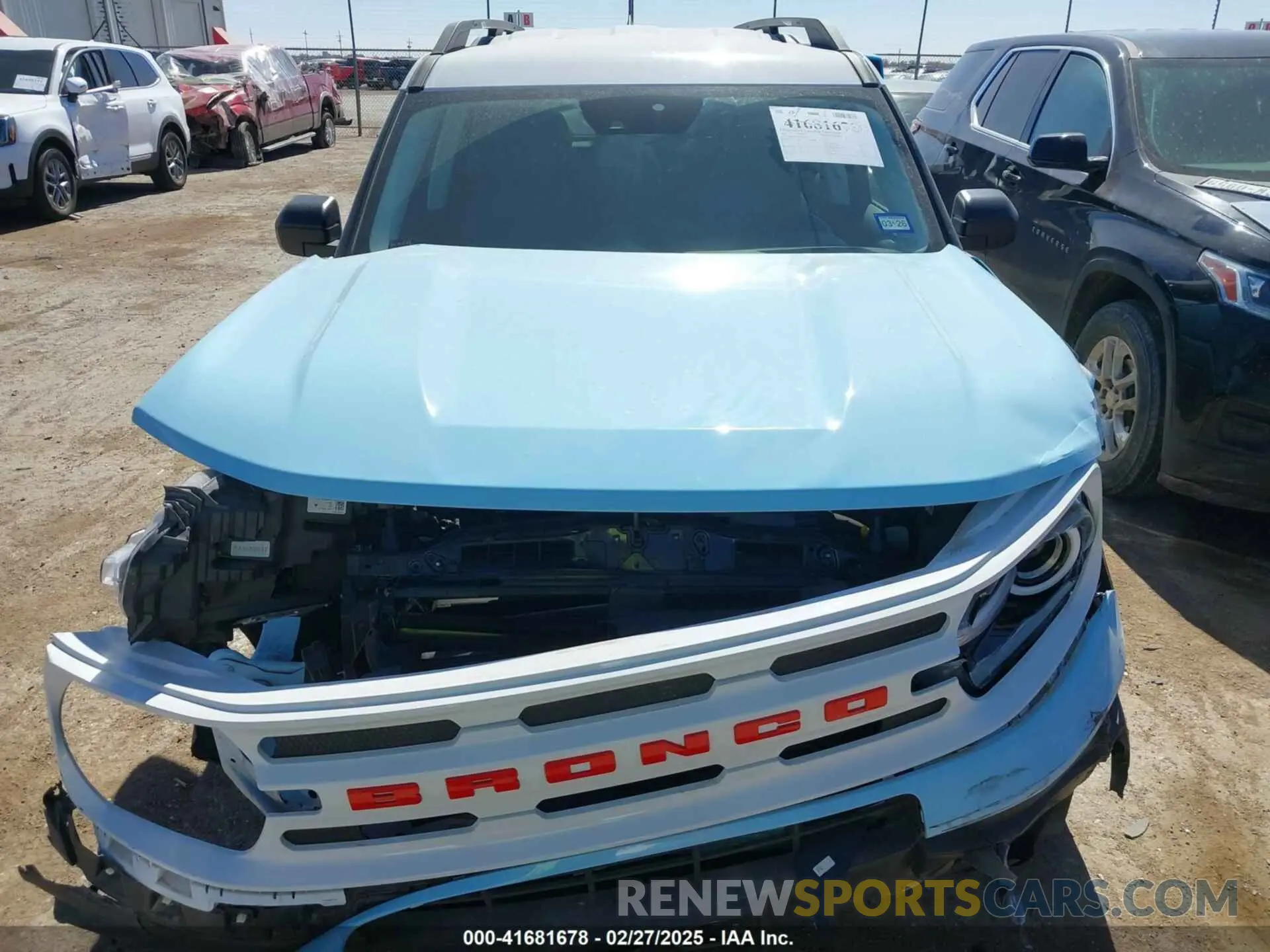 12 fotografías del automóvil dañado 3FMCR9G61RRE55367 FORD BRONCO SPORT 2024