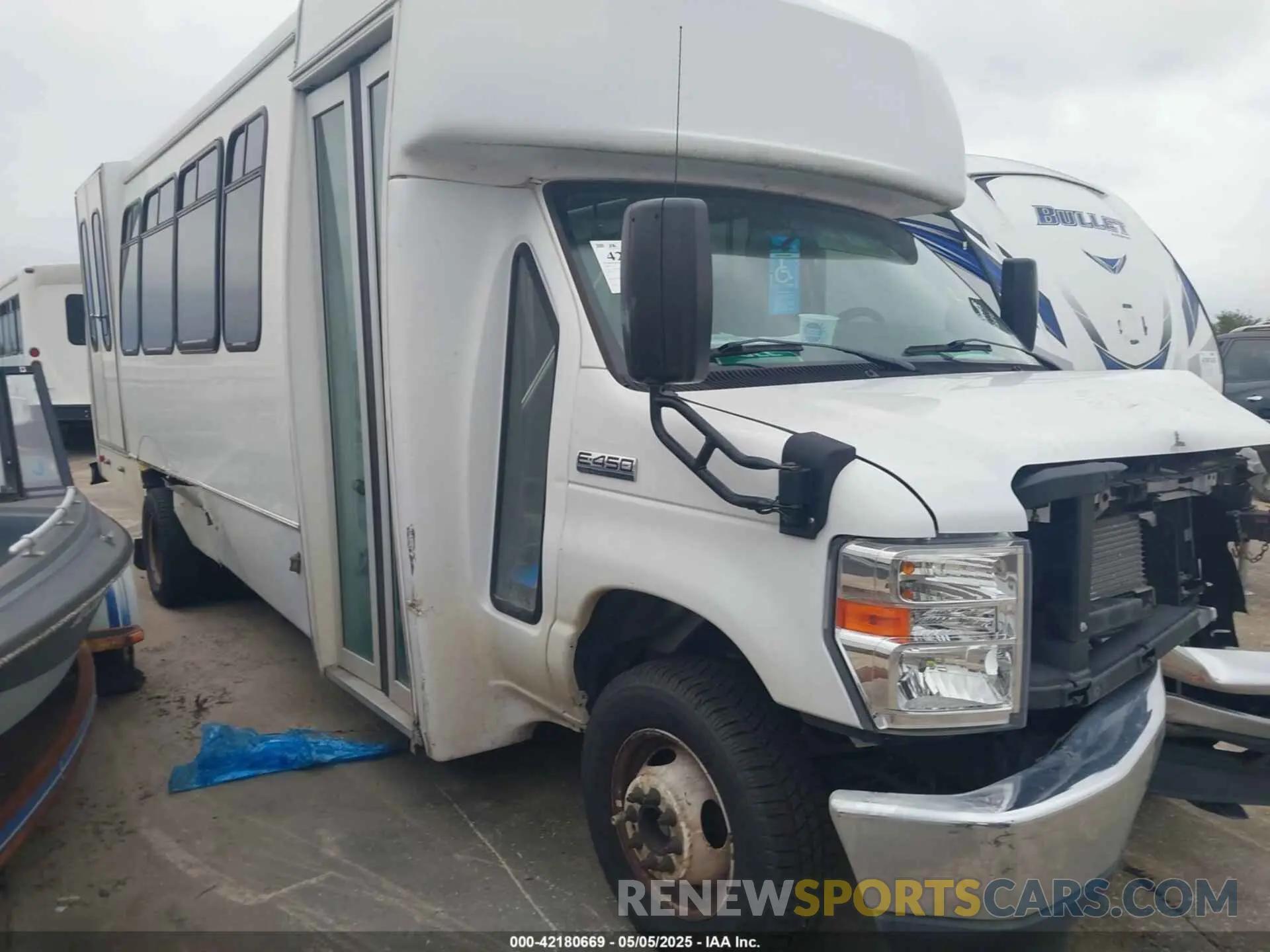 1 fotografías del automóvil dañado 1FDFE4FN5NDC21725 FORD E-450 CUTAWAY 2022
