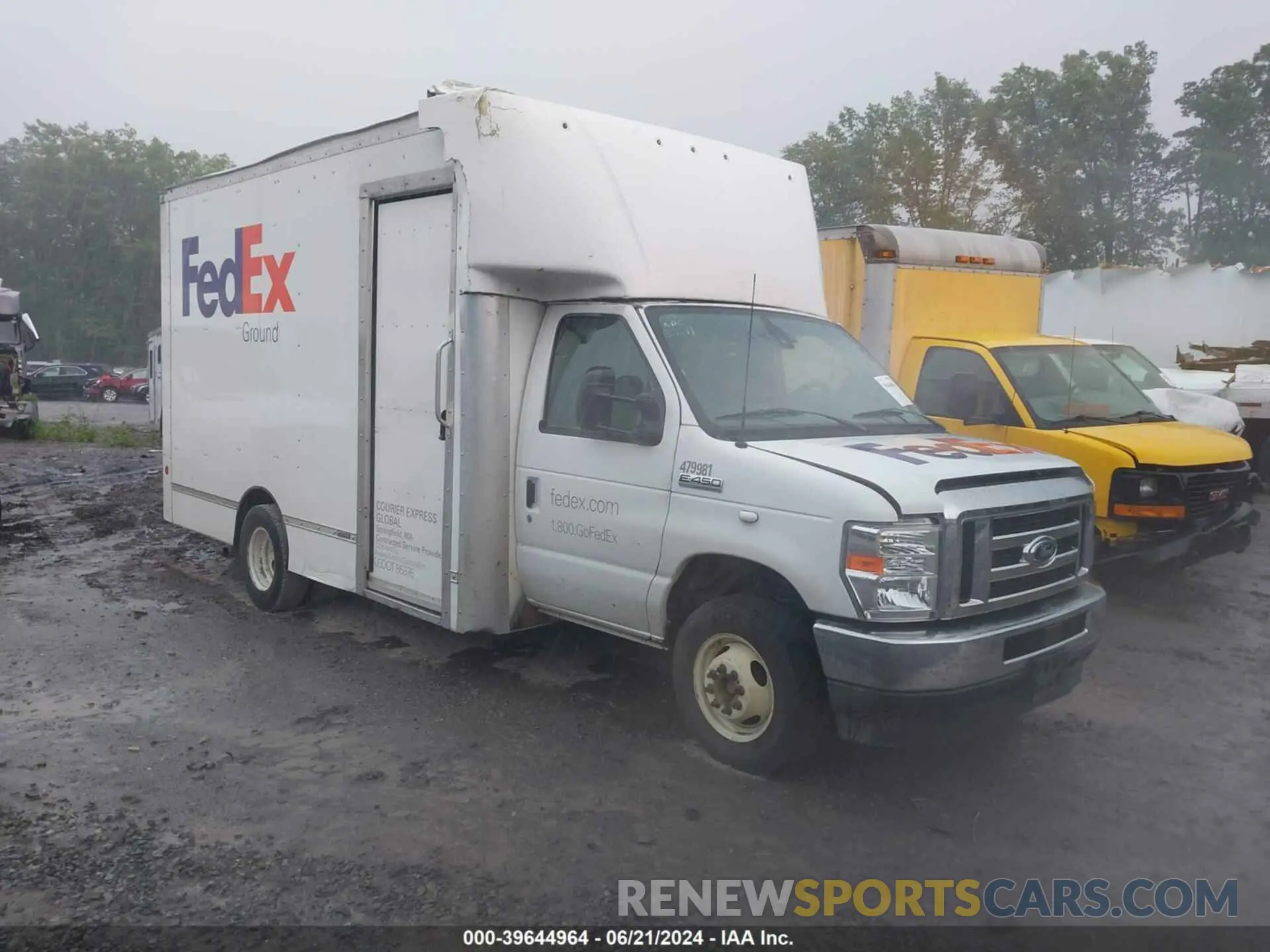 1 fotografías del automóvil dañado 1FDWE4FK7NDC37141 FORD E-450 CUTAWAY 2022
