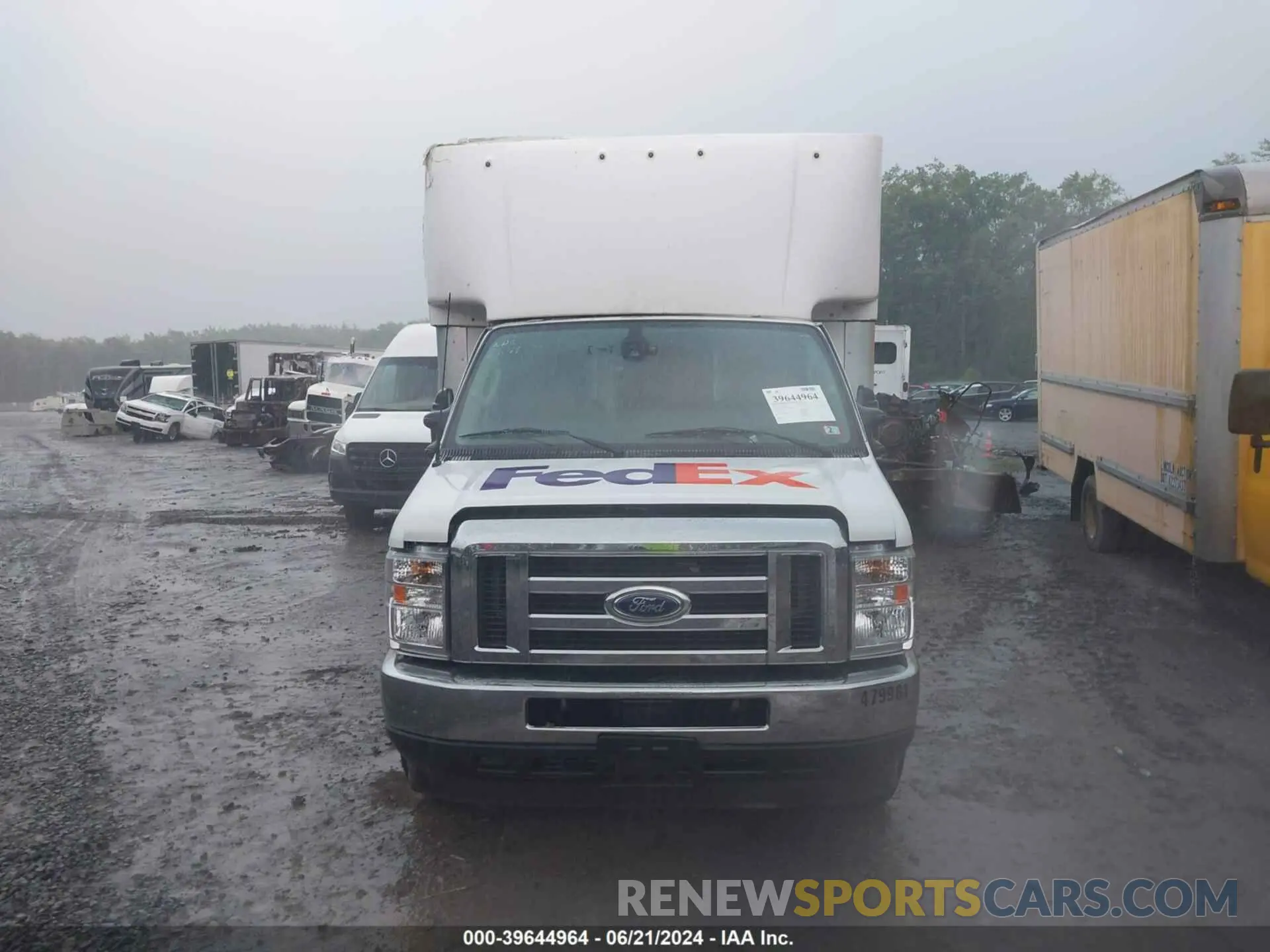 12 fotografías del automóvil dañado 1FDWE4FK7NDC37141 FORD E-450 CUTAWAY 2022