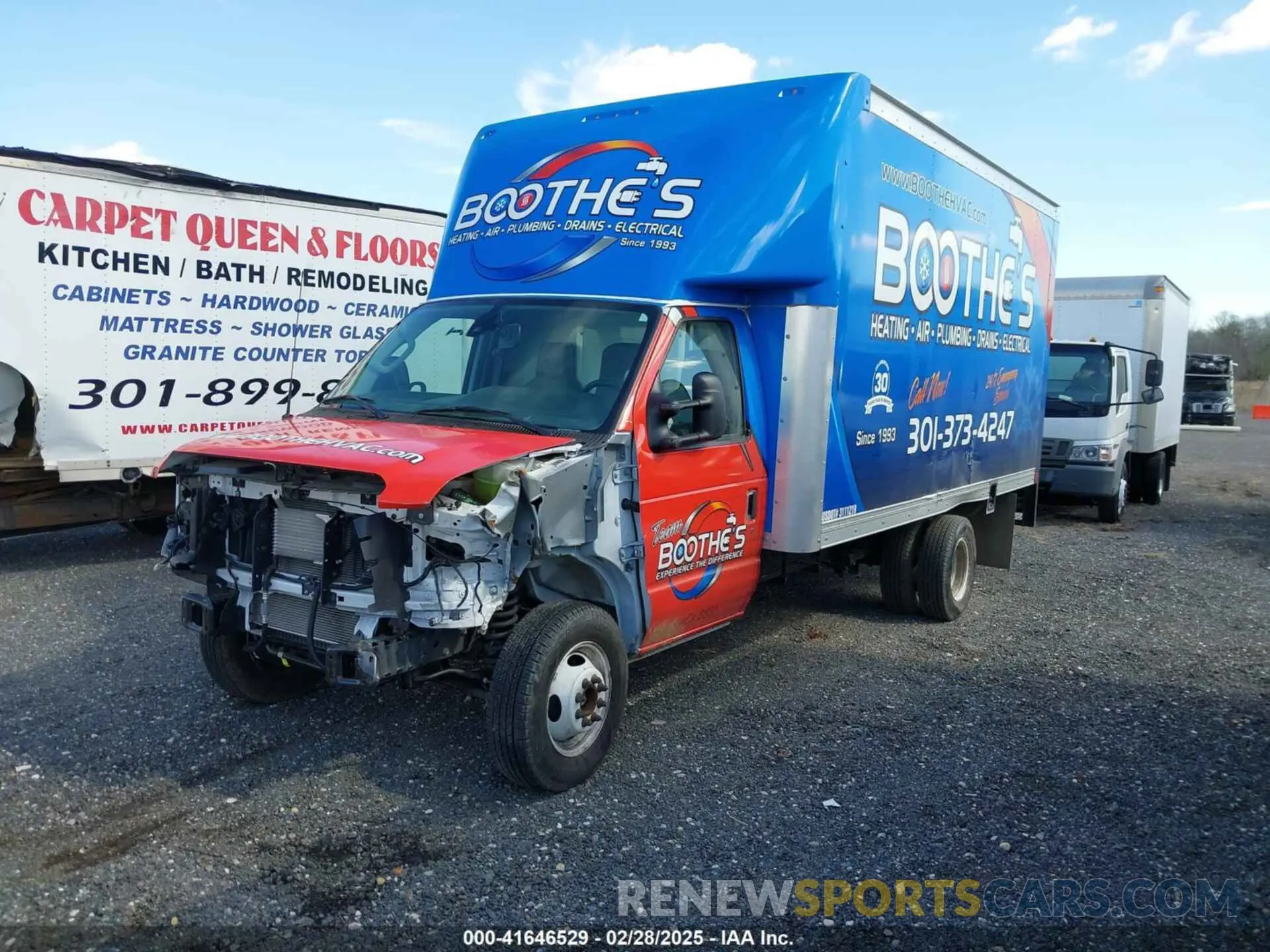 2 fotografías del automóvil dañado 1FDXE4FN8PDD20742 FORD E-450 CUTAWAY 2023