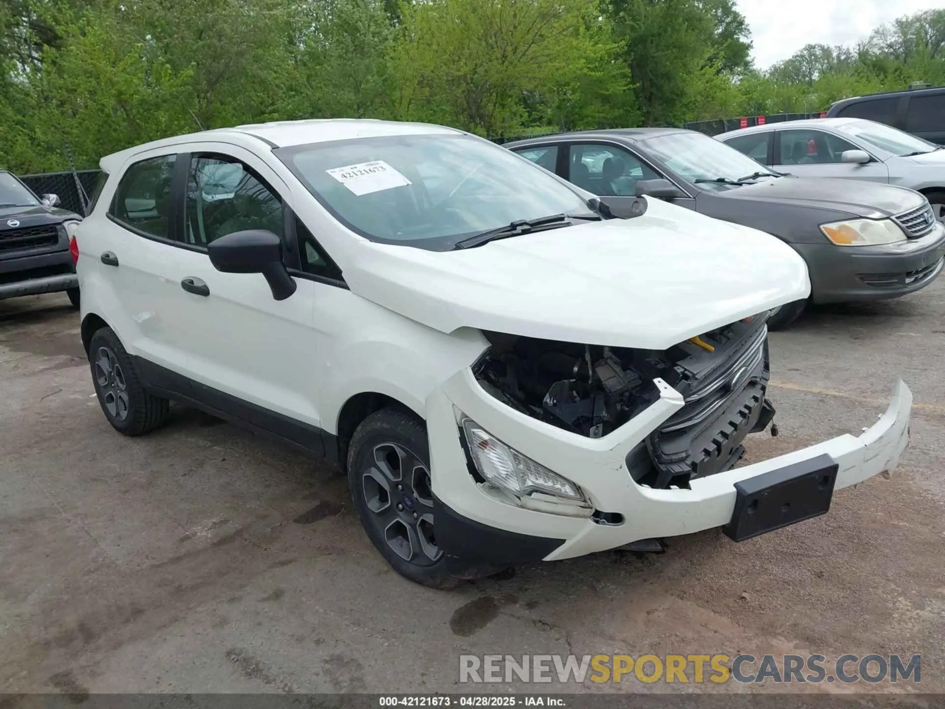 1 fotografías del automóvil dañado MAJ3S2FE2KC309398 FORD ECOSPORT 2019