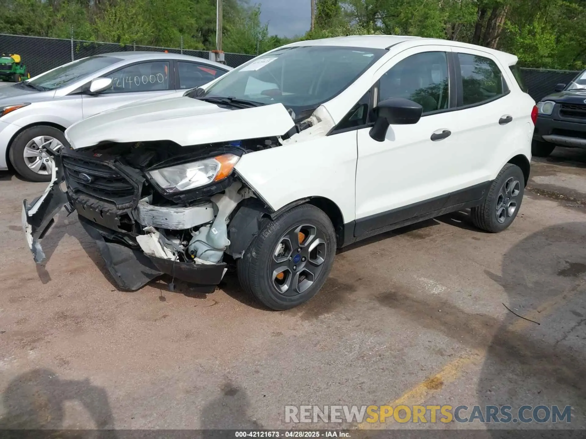 2 fotografías del automóvil dañado MAJ3S2FE2KC309398 FORD ECOSPORT 2019