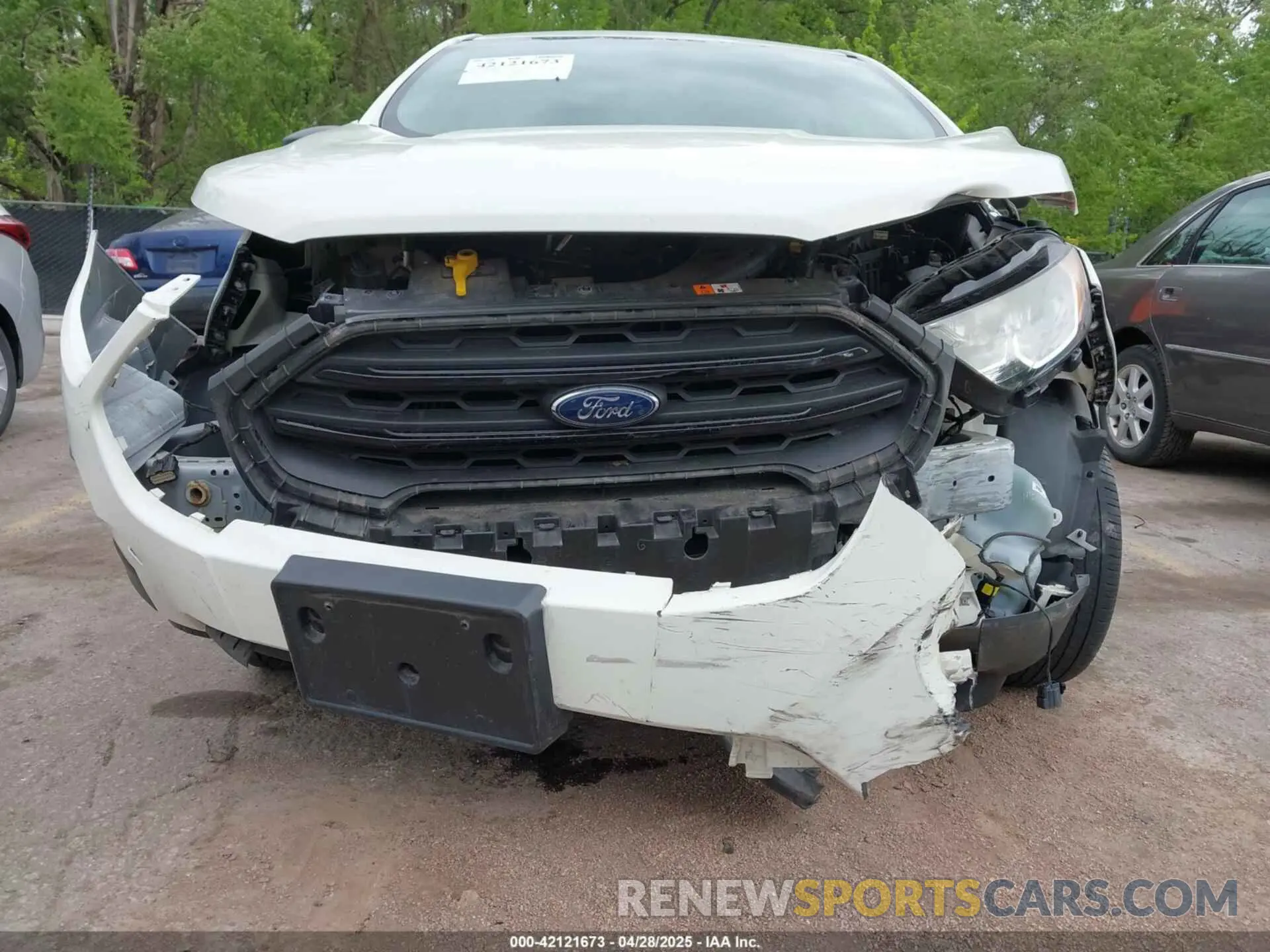 6 fotografías del automóvil dañado MAJ3S2FE2KC309398 FORD ECOSPORT 2019